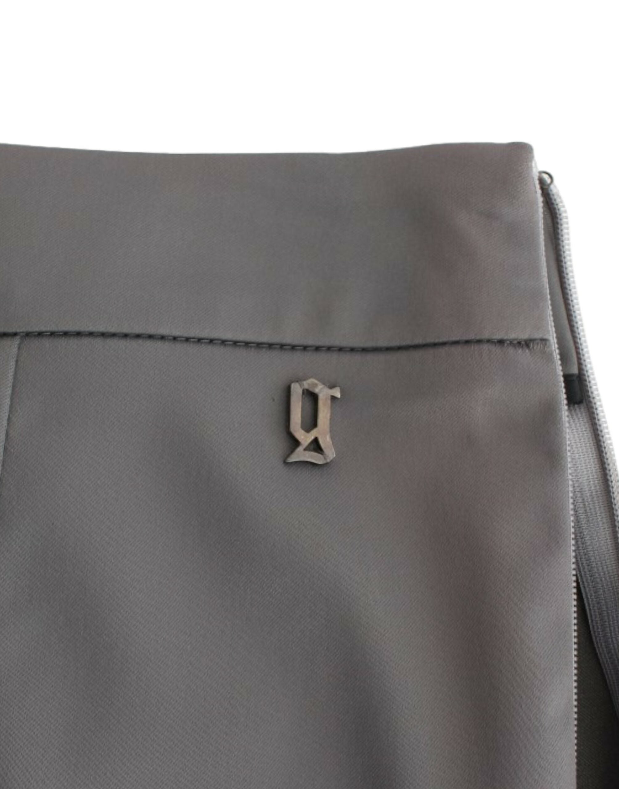 John Galliano Gray slim fit Women's pants