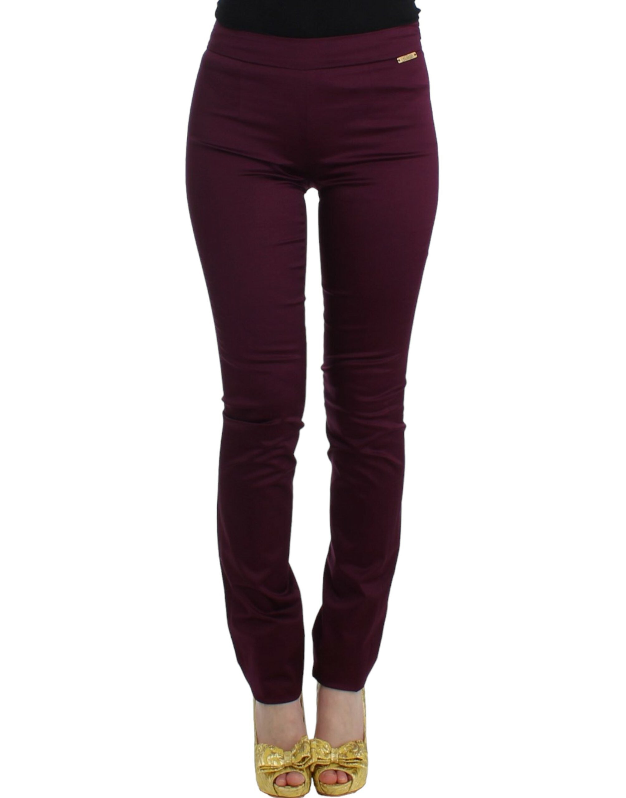 John Galliano Purple slim fit Women's pants