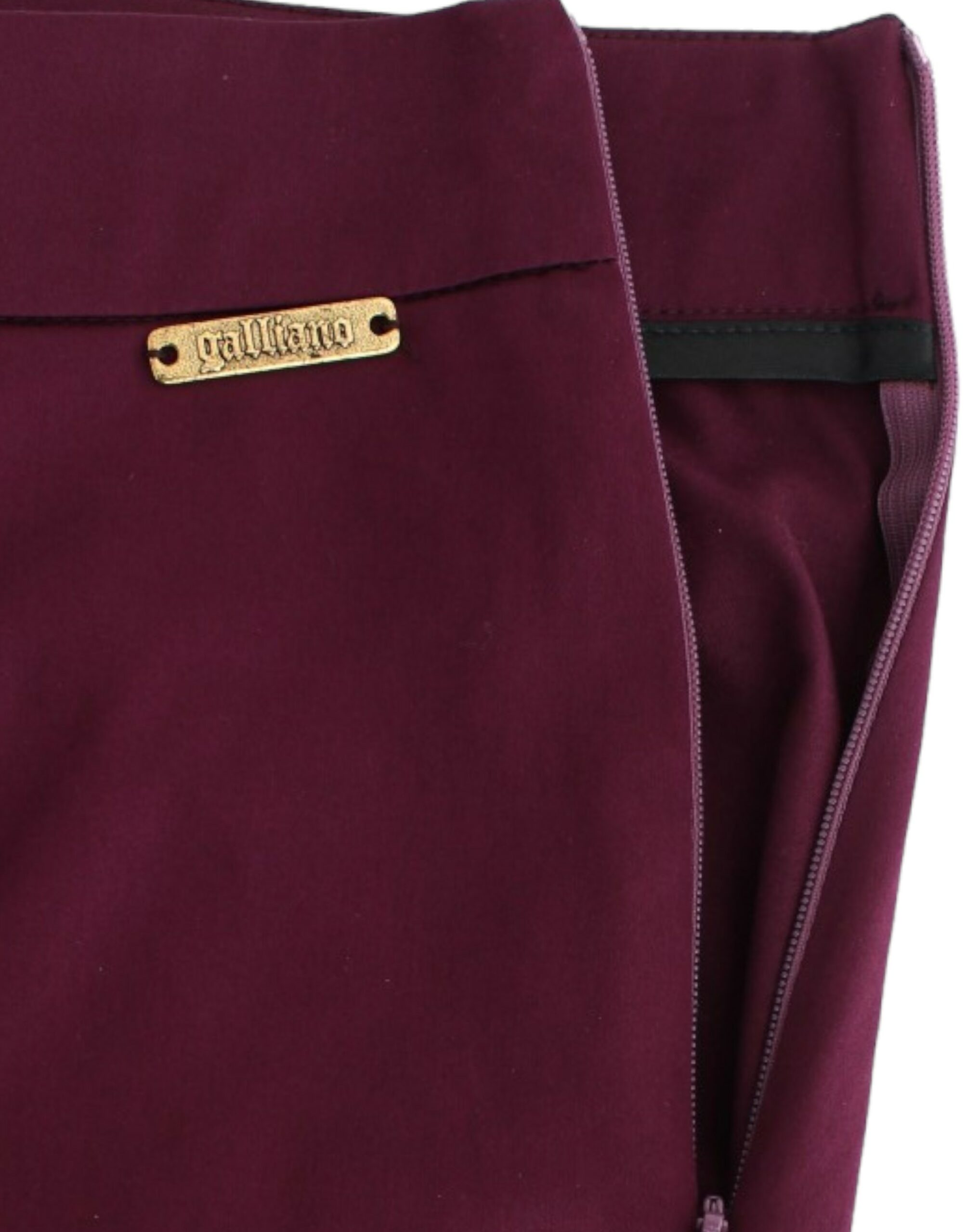 John Galliano Purple slim fit Women's pants