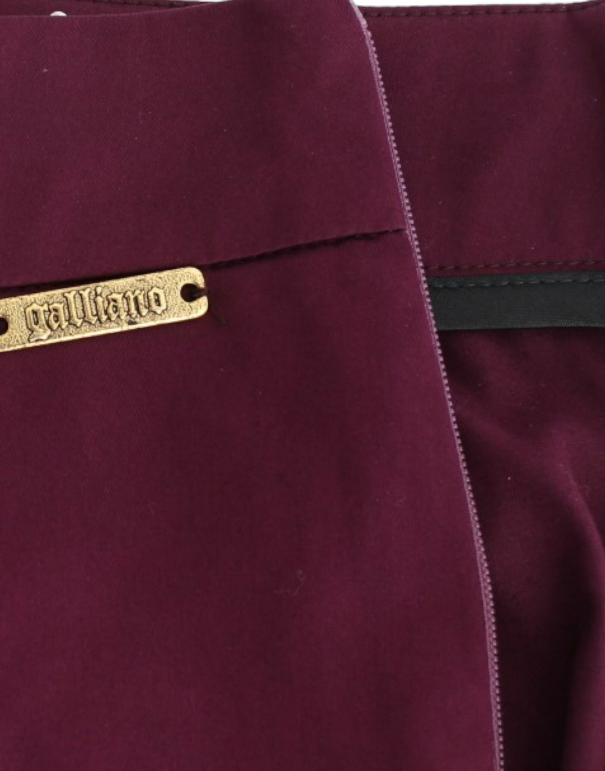 John Galliano Purple slim fit Women's pants