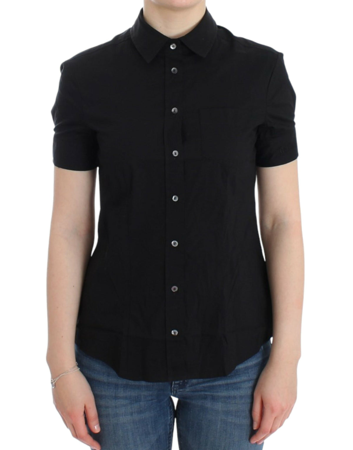 John Galliano Black cotton shirt Women's top