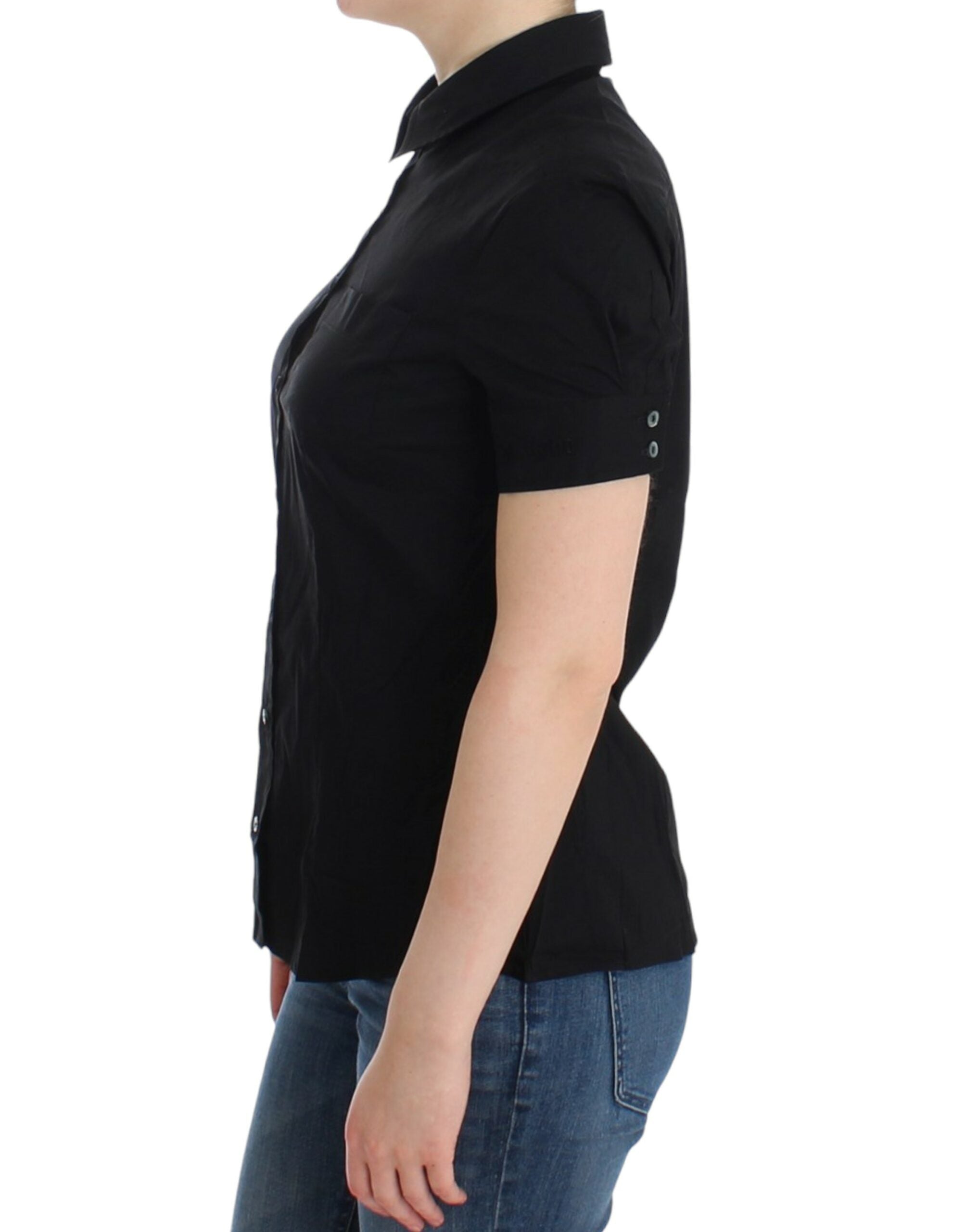 John Galliano Black cotton shirt Women's top