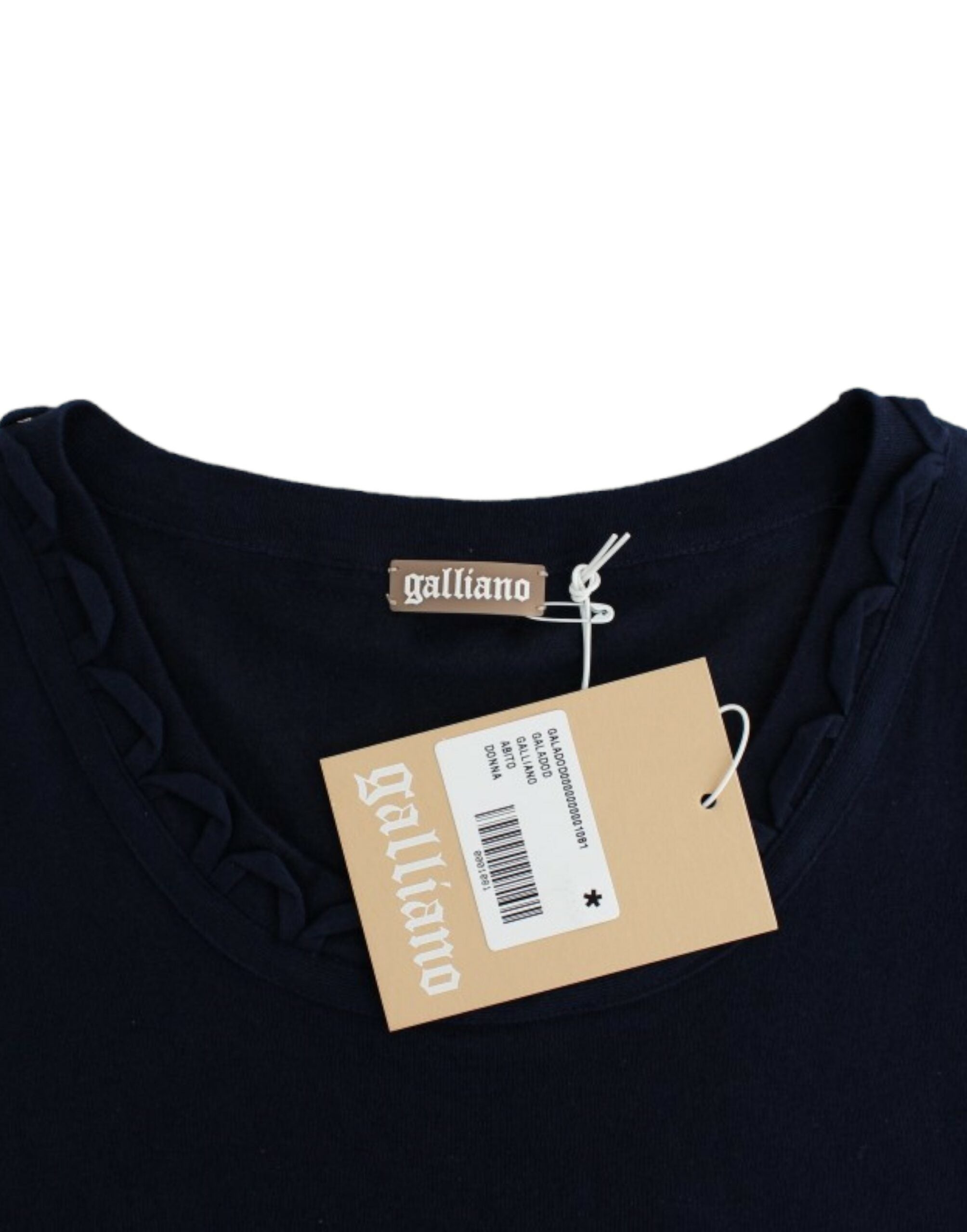 John Galliano Blue cotton jersey Women's dress