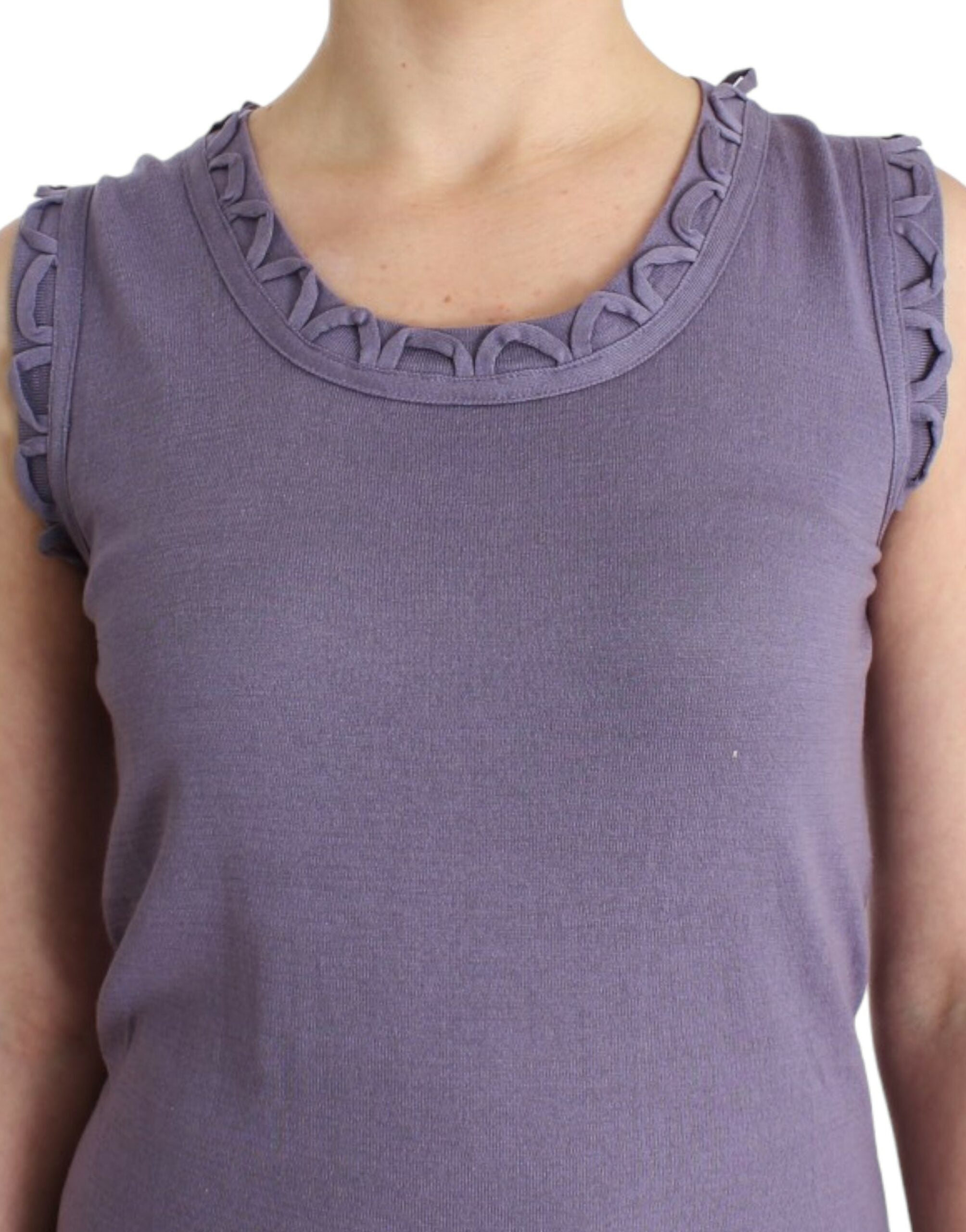 John Galliano Purple cotton jersey Women's dress