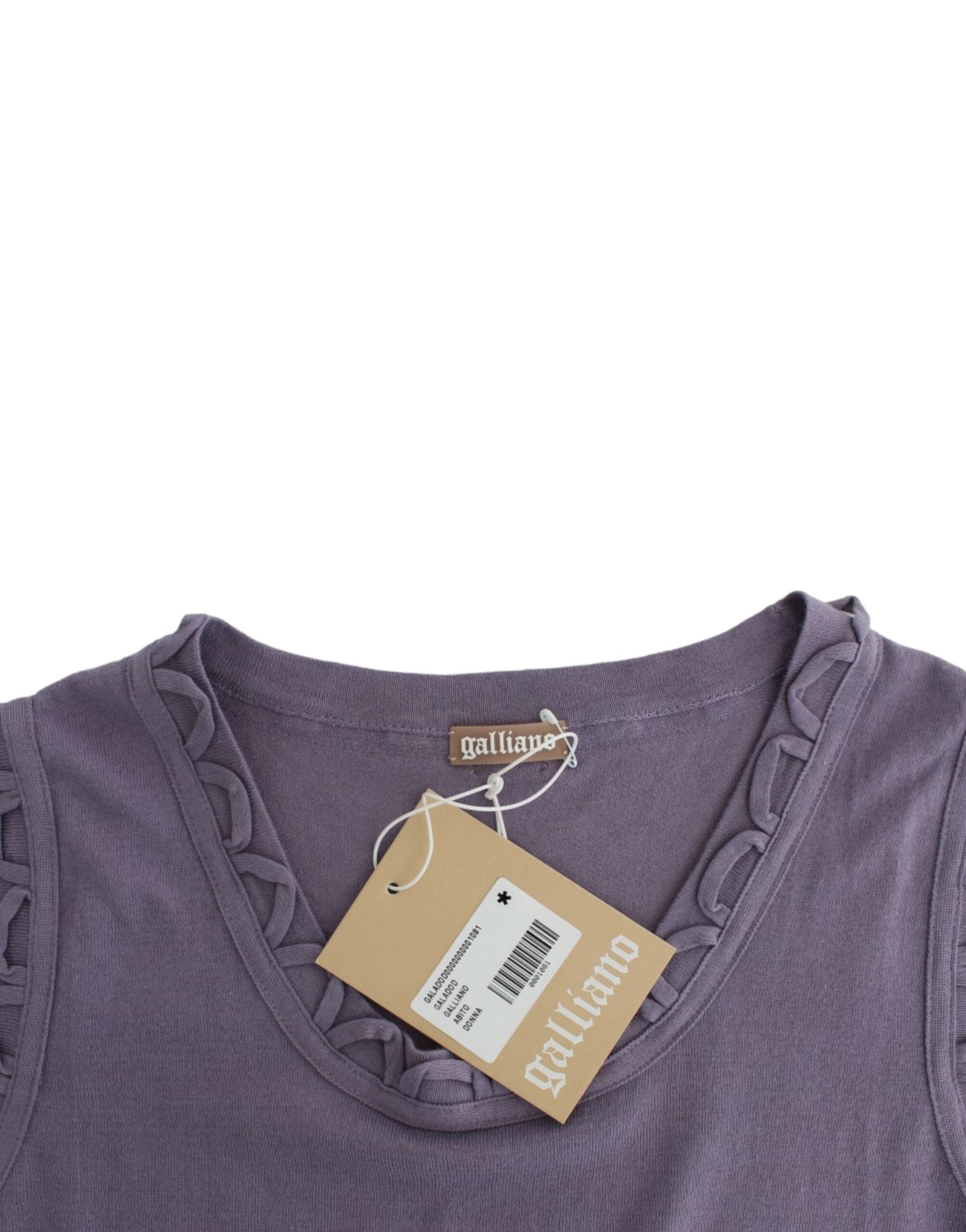 John Galliano Purple cotton jersey Women's dress