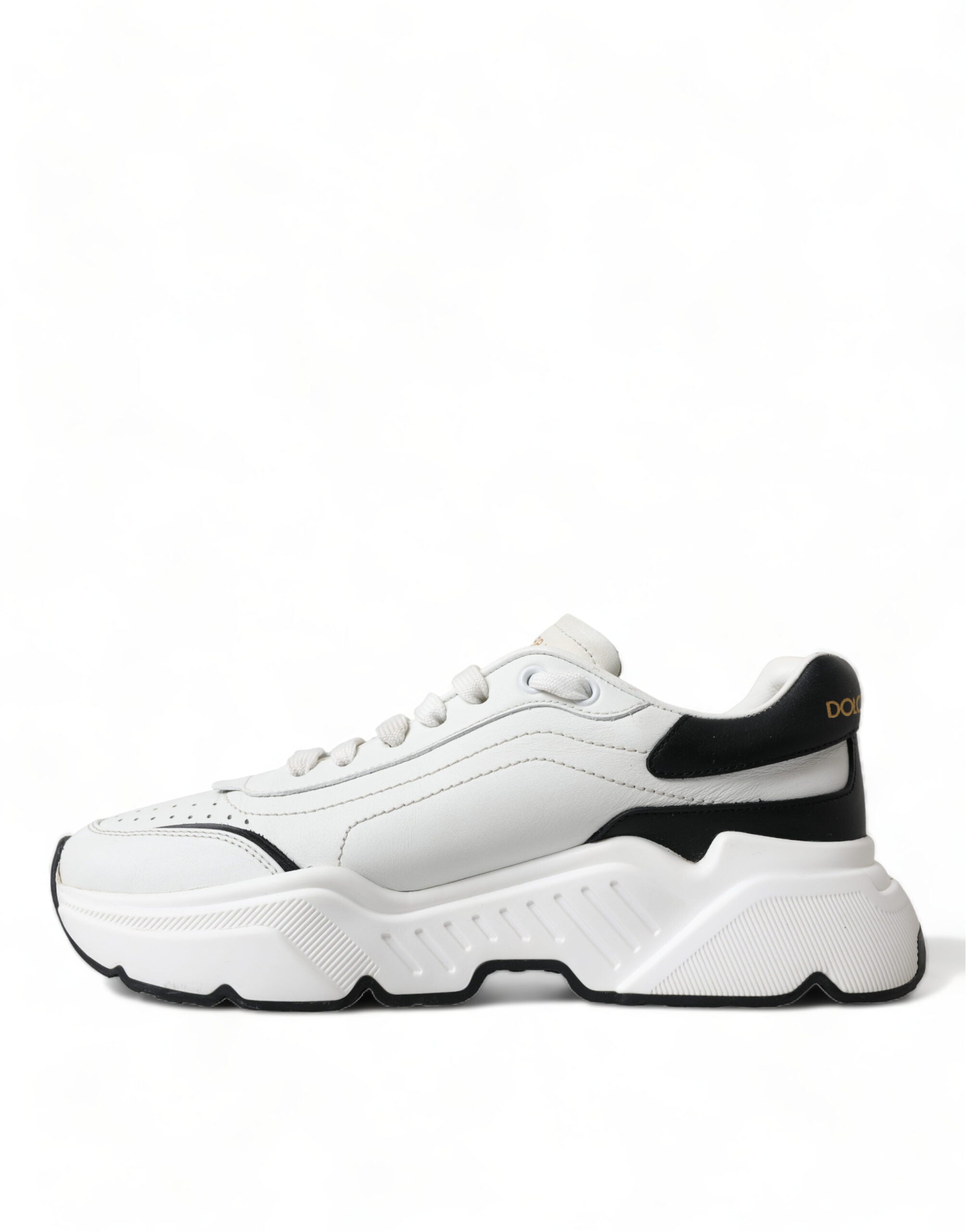 Dolce & Gabbana White Black Low Top Daymaster Sneakers Women's Shoes