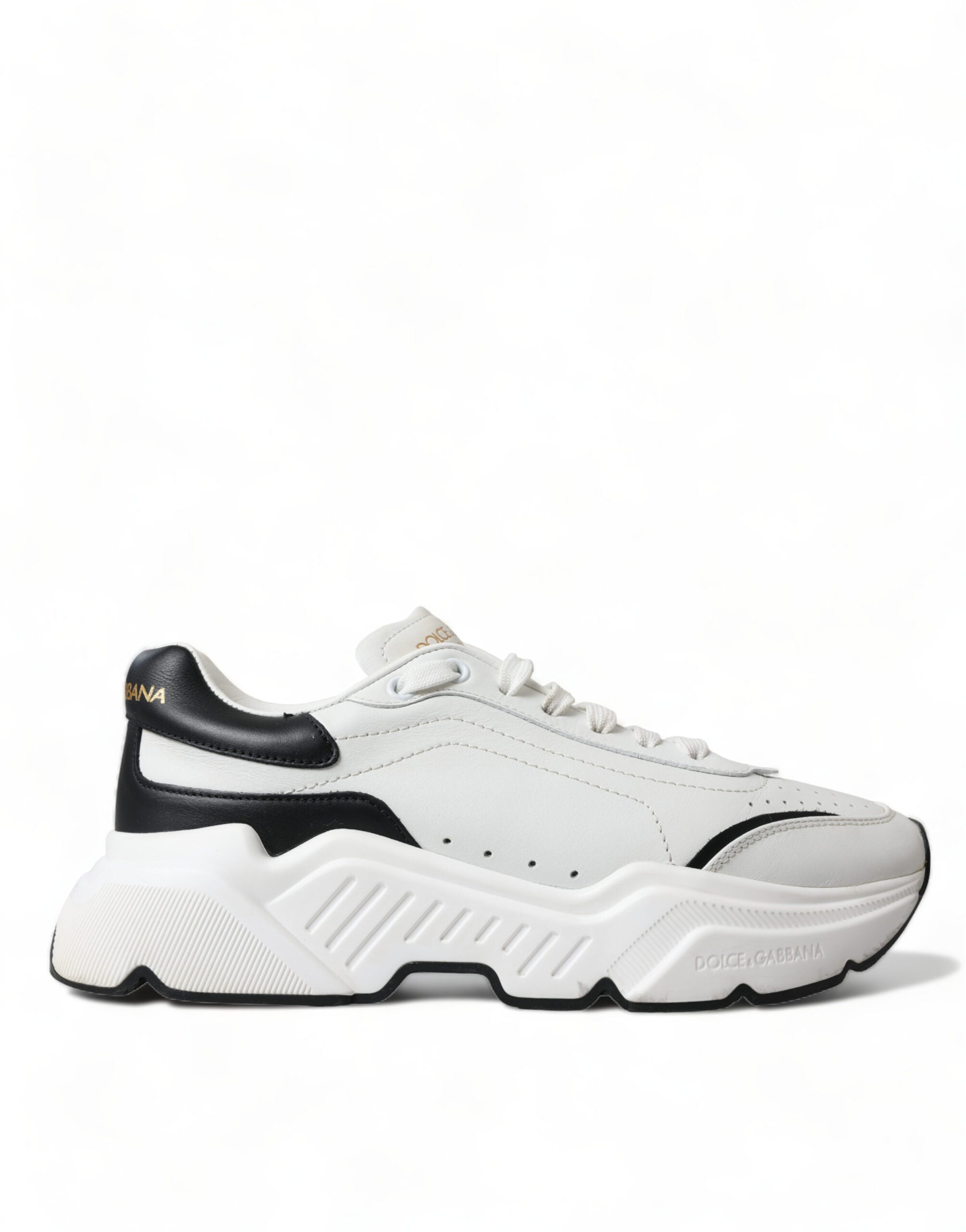 Dolce & Gabbana White Black Low Top Daymaster Sneakers Women's Shoes