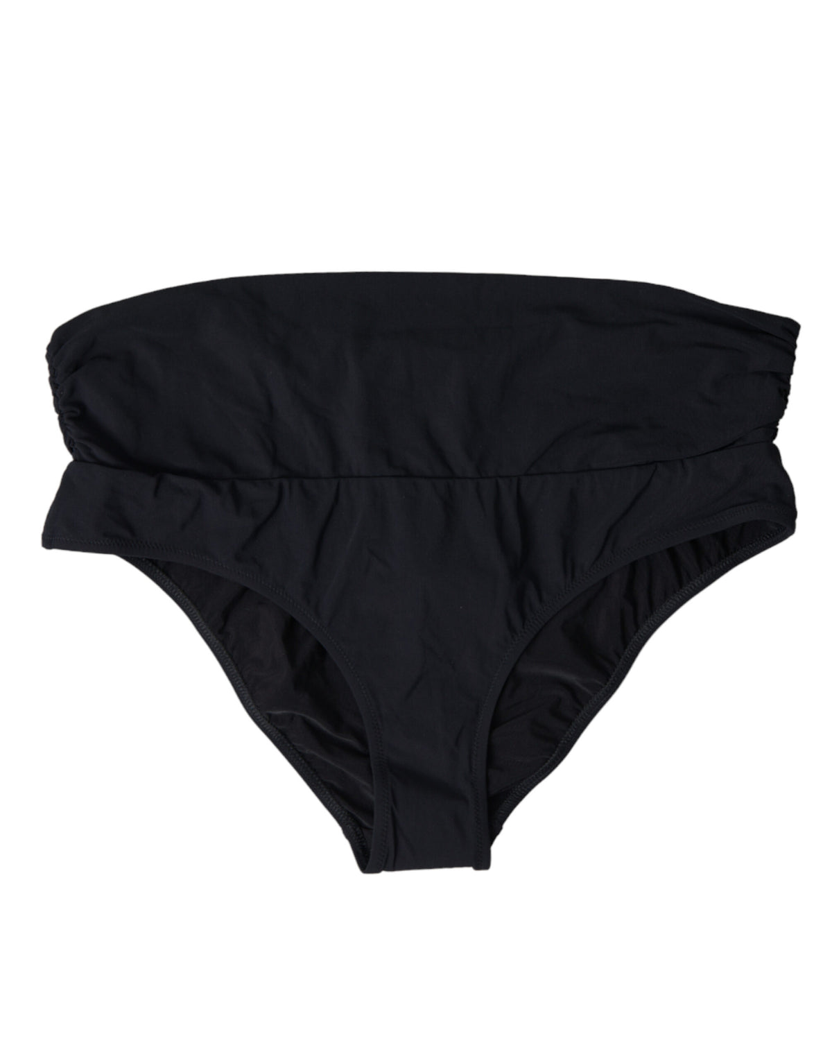 Dolce & Gabbana Black Nylon Stretch Swimwear Slip Bottom Women's Bikini