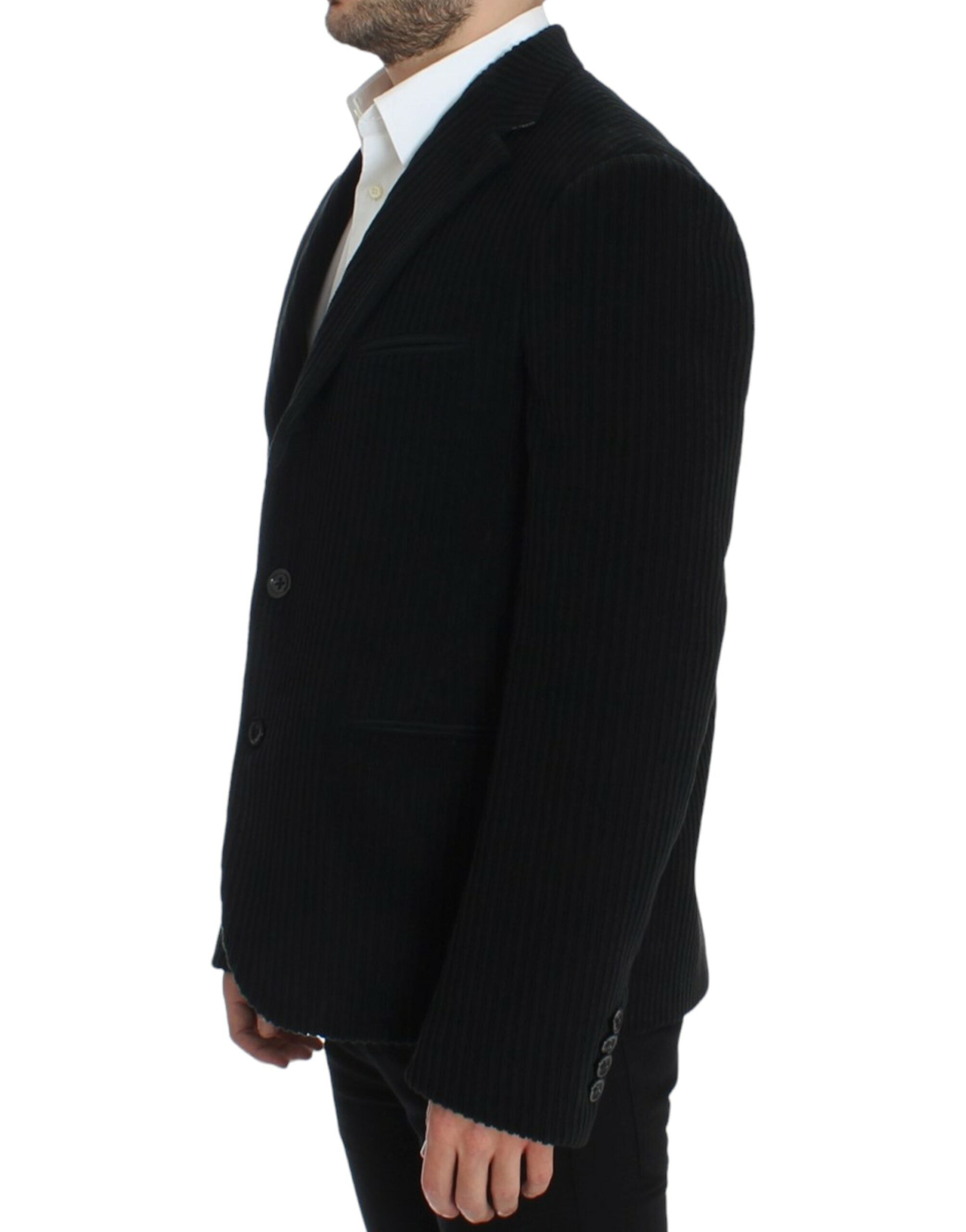 Dolce & Gabbana Elegant Black Martini Blazer Men's Jacket