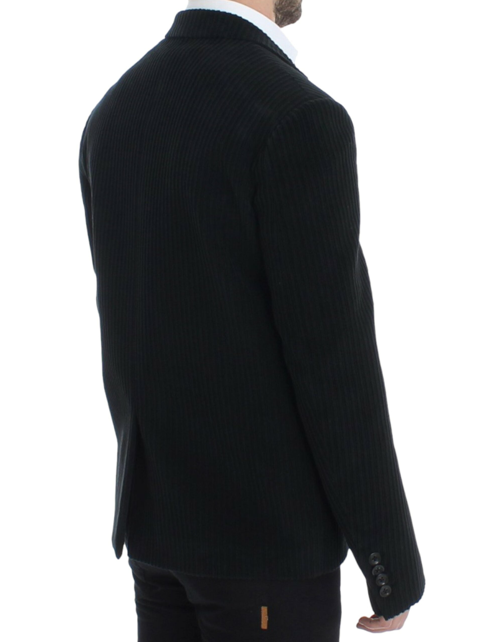 Dolce & Gabbana Elegant Black Martini Blazer Men's Jacket