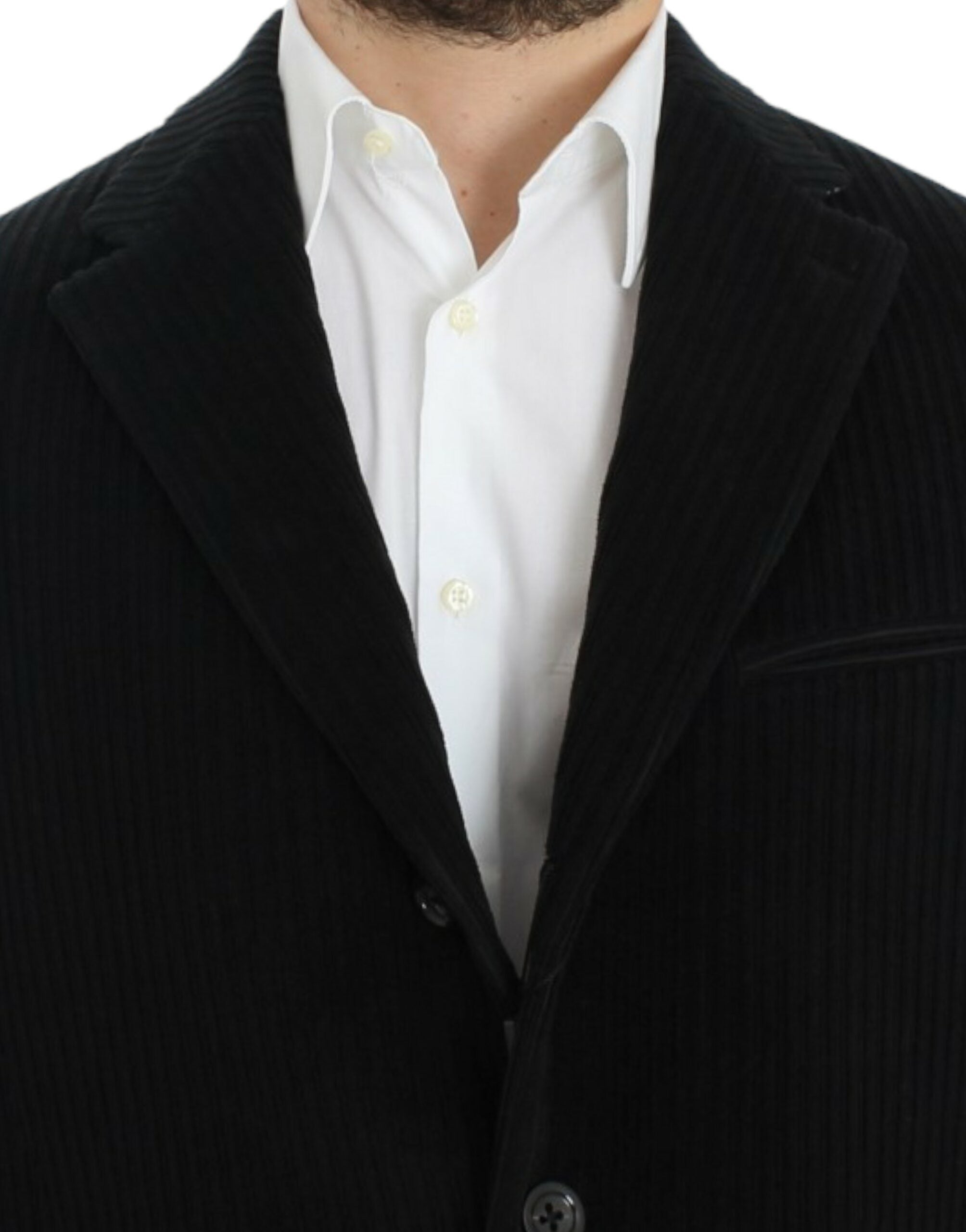 Dolce & Gabbana Elegant Black Martini Blazer Men's Jacket