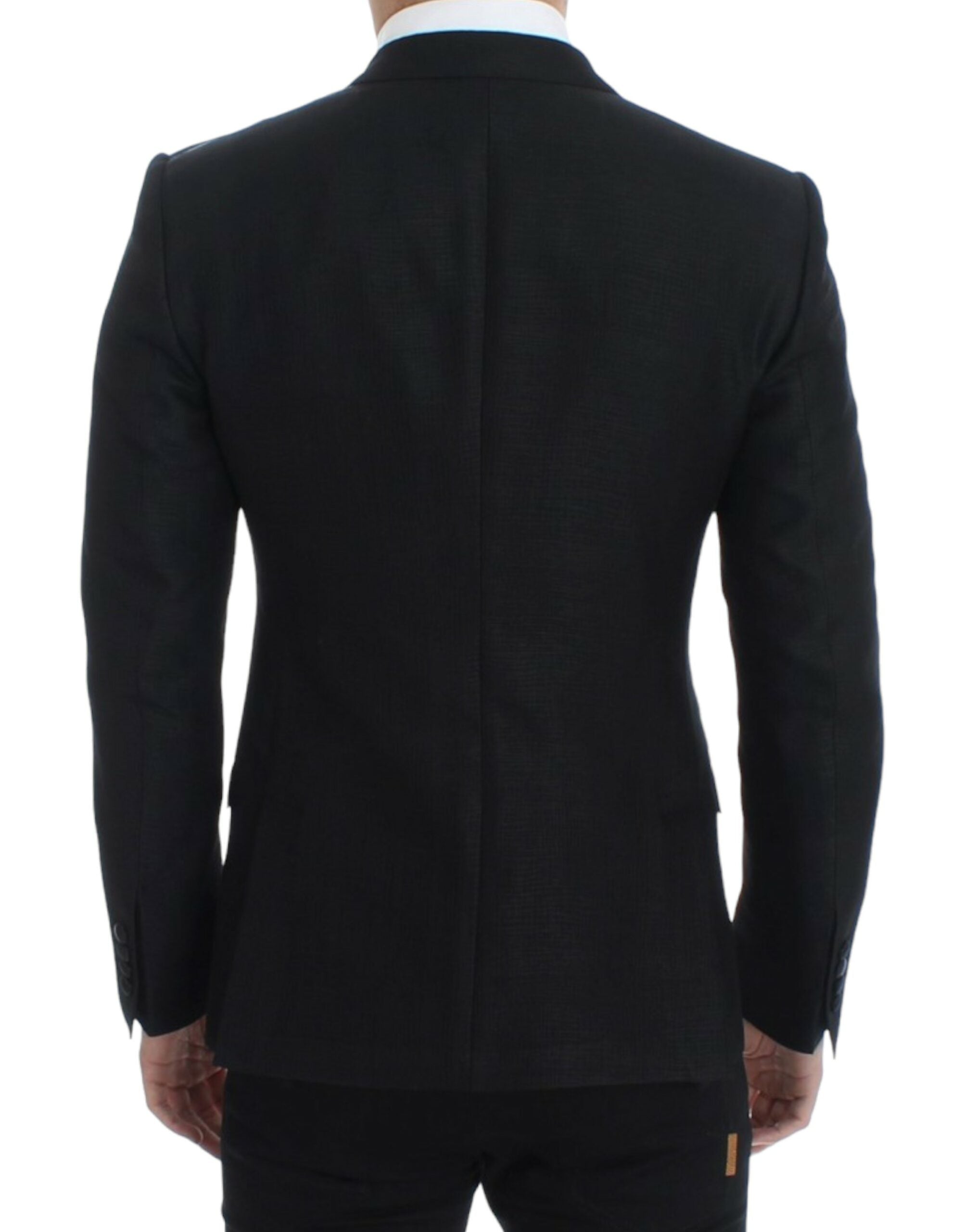 Dolce & Gabbana Black wool MARTINI slim Men's blazer