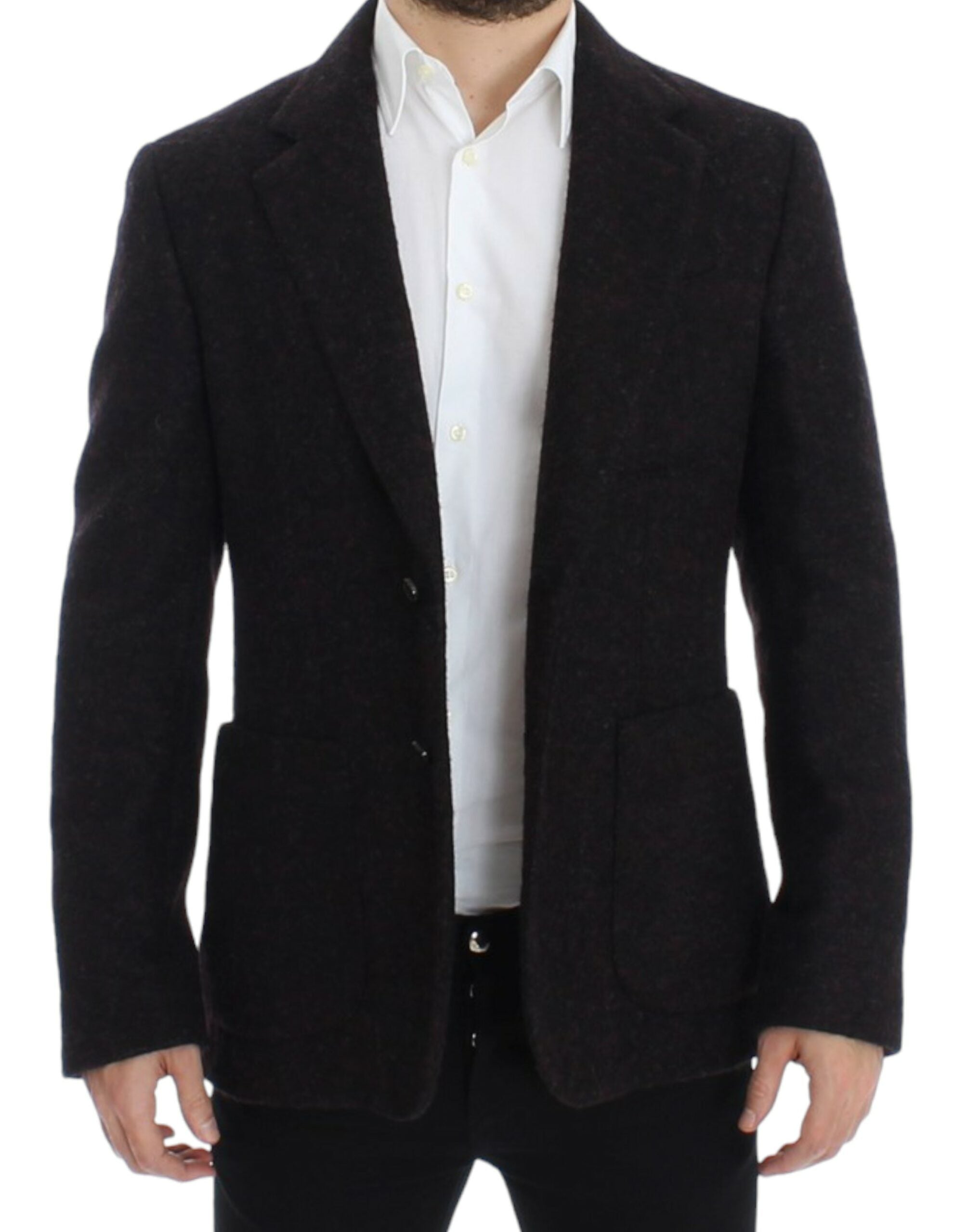 Dolce & Gabbana Bordeaux alpaga two button Men's blazer