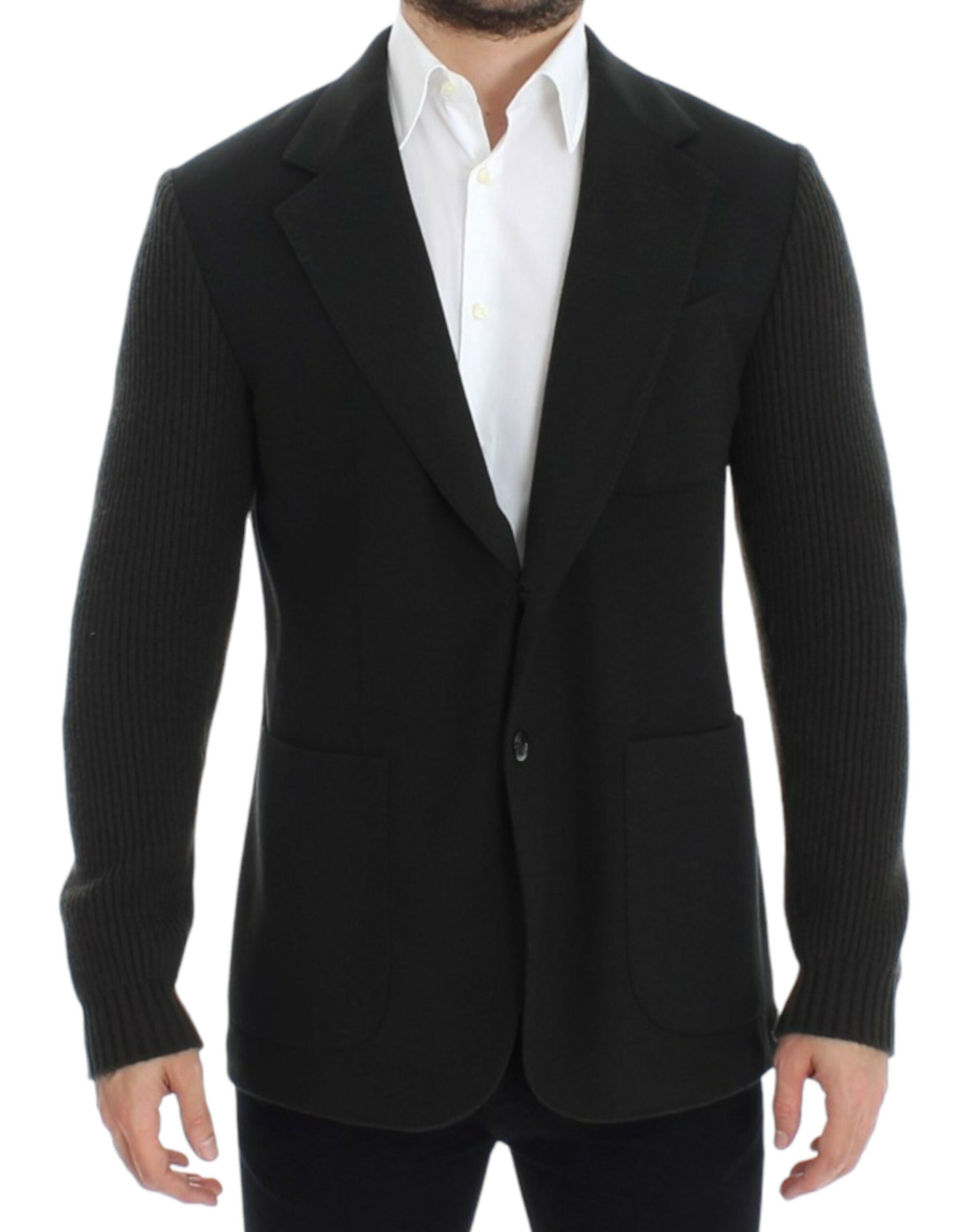 Dolce & Gabbana Elegant Green Cashmere Blazer Men's Jacket
