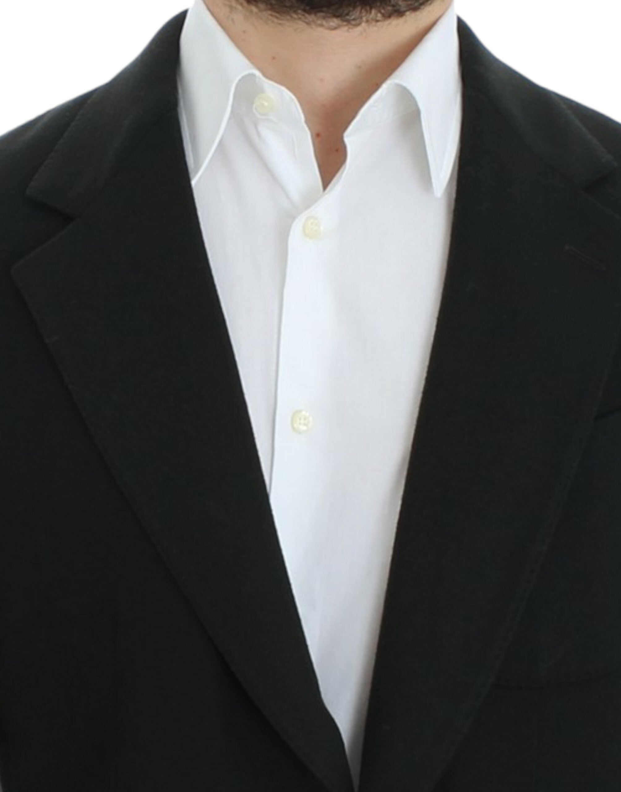 Dolce & Gabbana Elegant Green Cashmere Blazer Men's Jacket