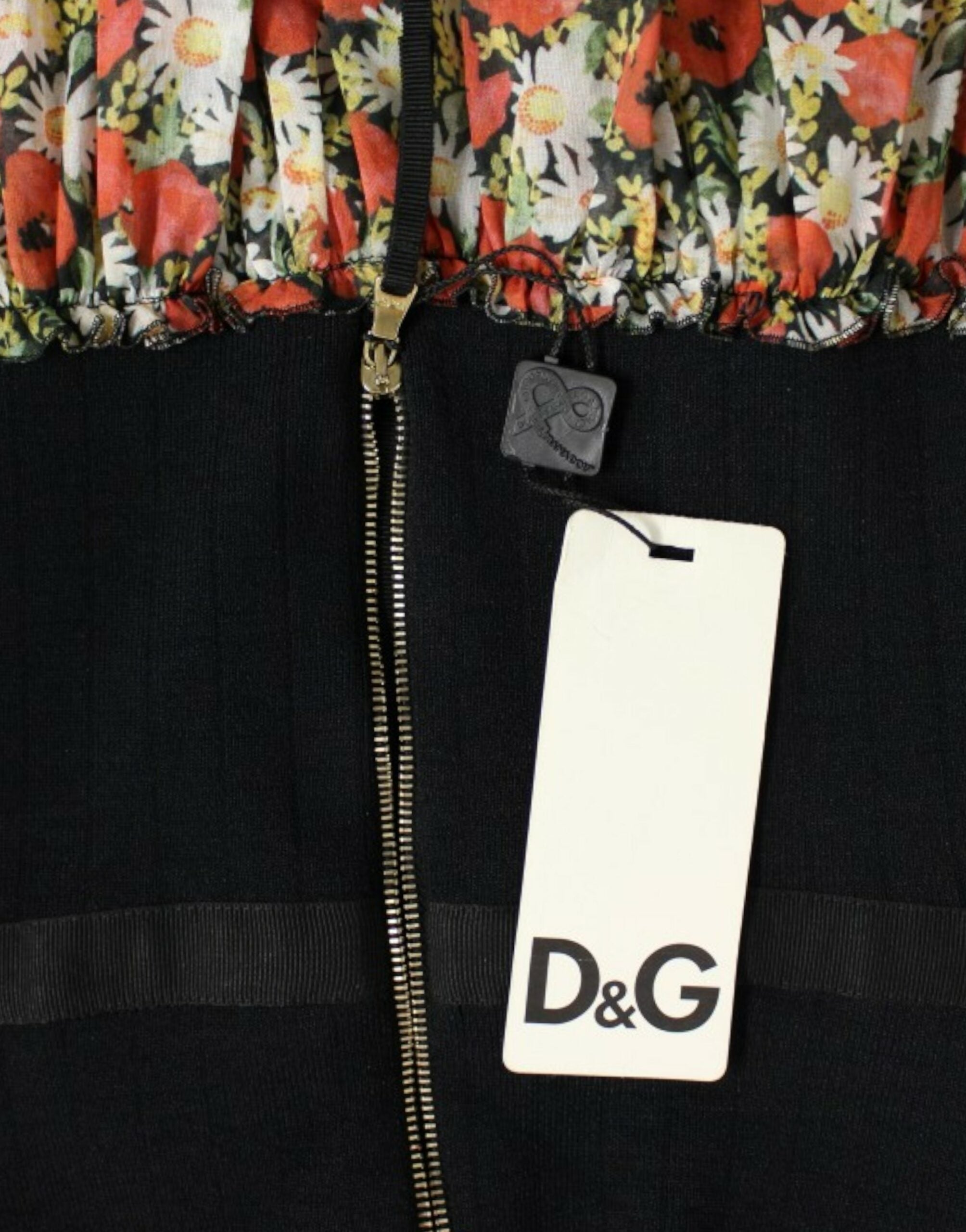 Dolce & Gabbana Elegant Floral Halterneck Bubble Women's Dress