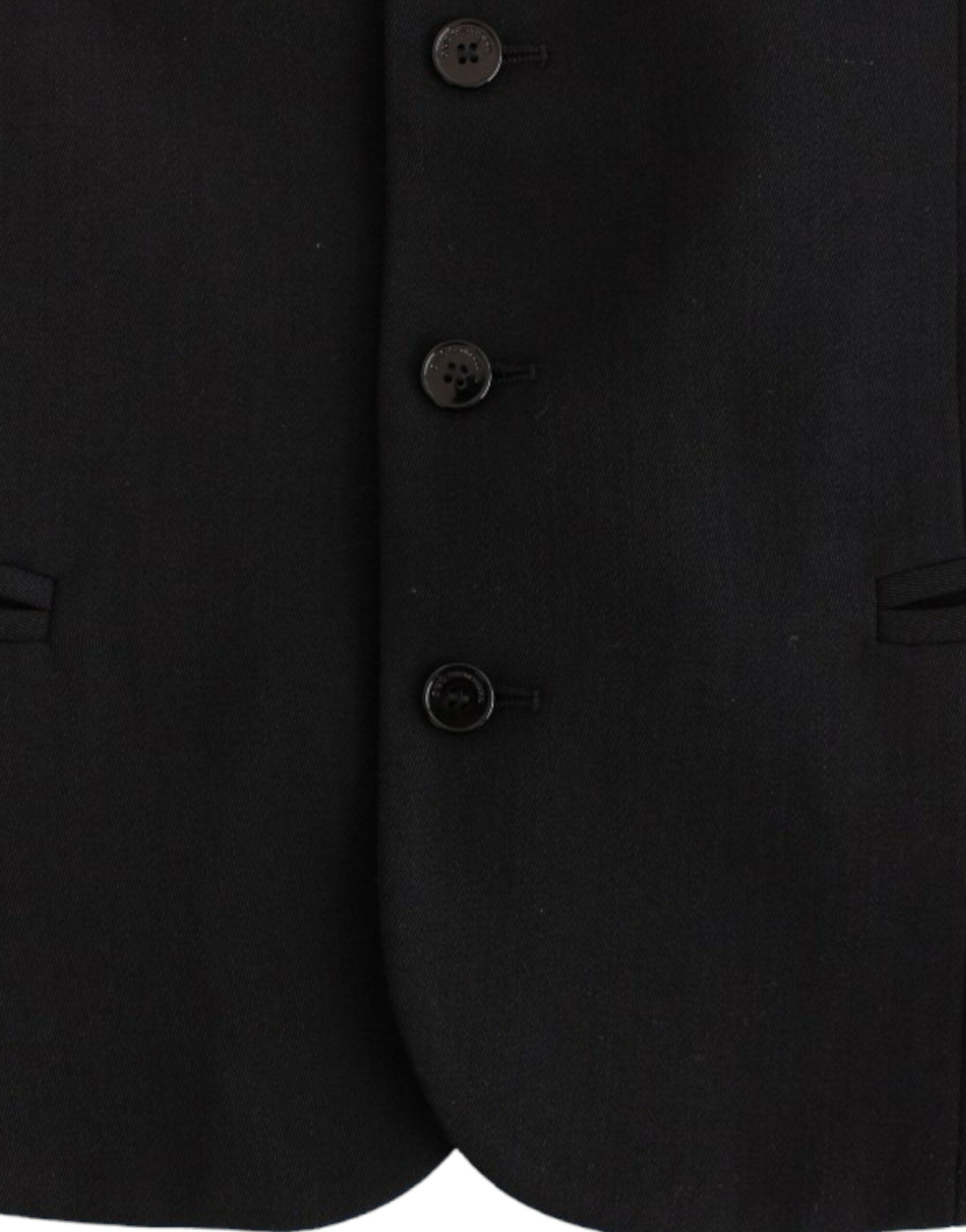 Costume National Black wool blend casual Men's vest