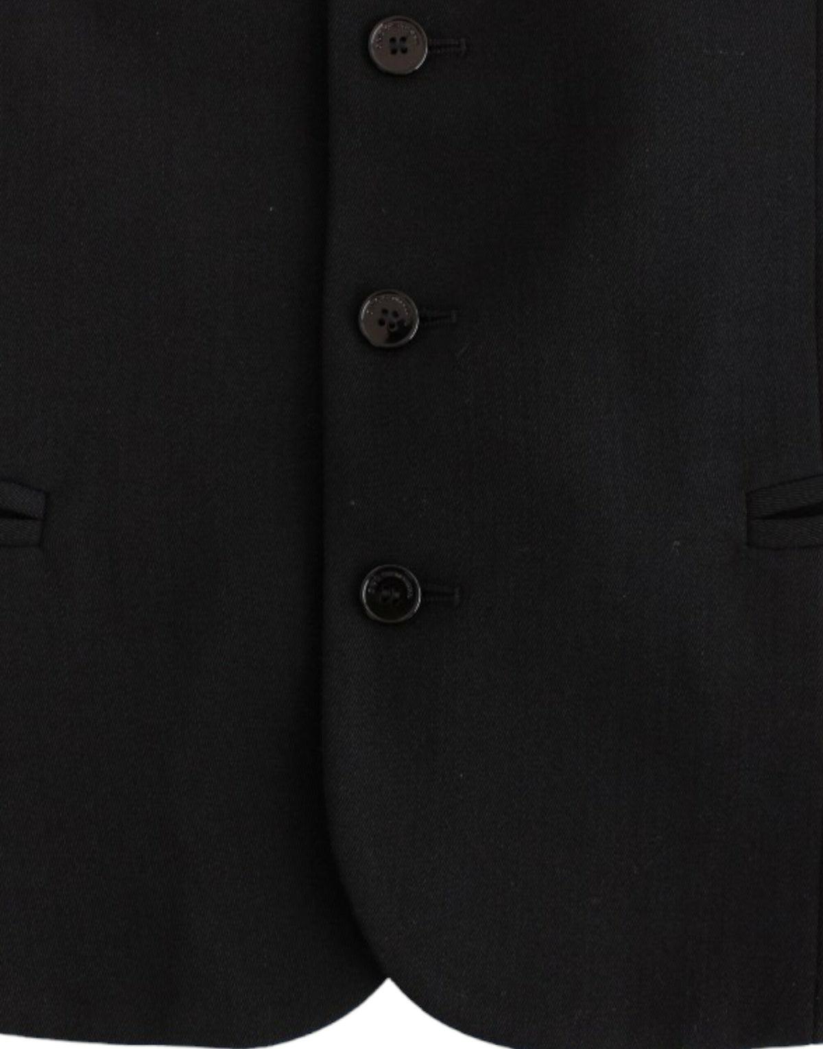 Costume National Black wool blend casual Men's vest