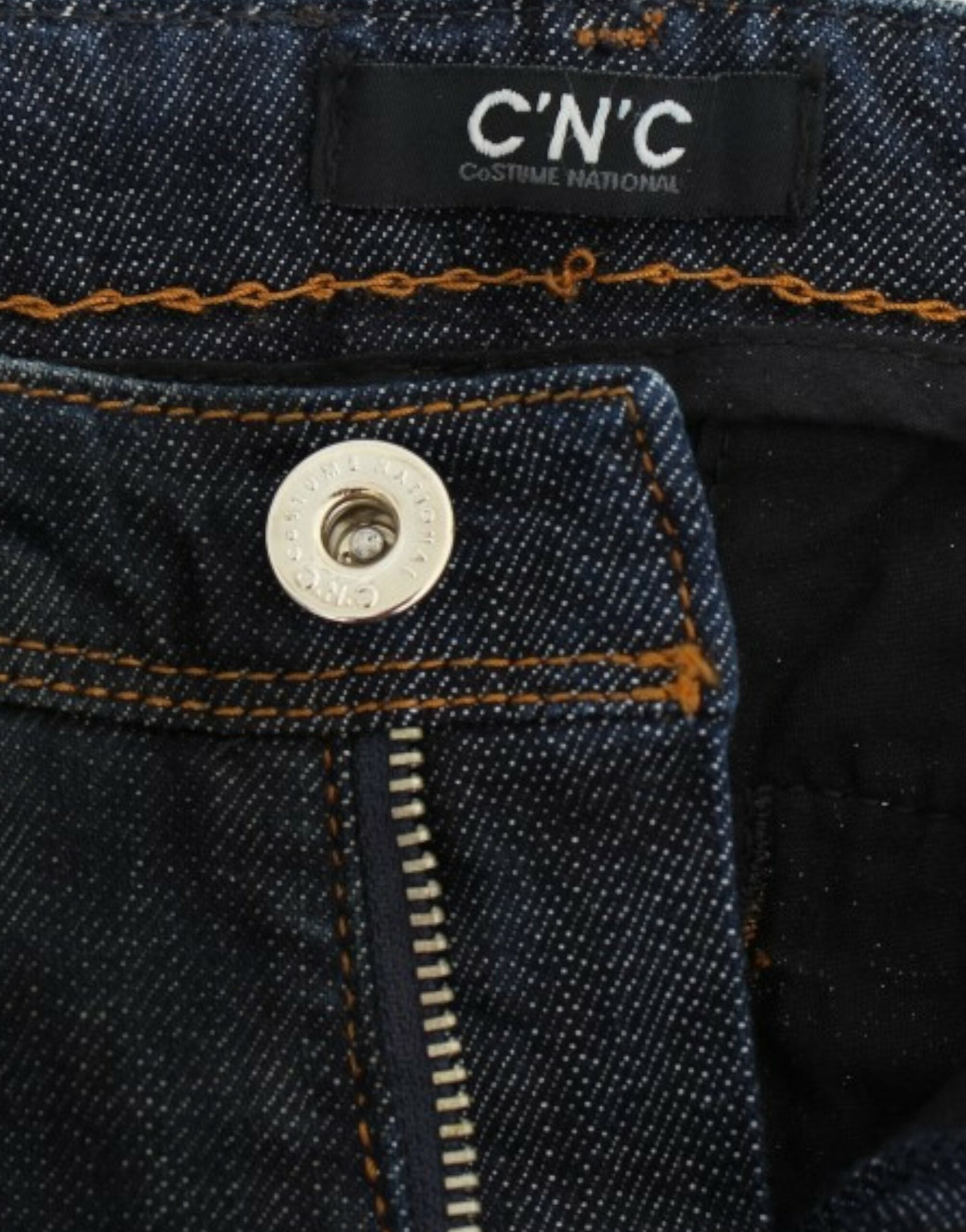 Costume National Blue Slim Fit Women's Jeans