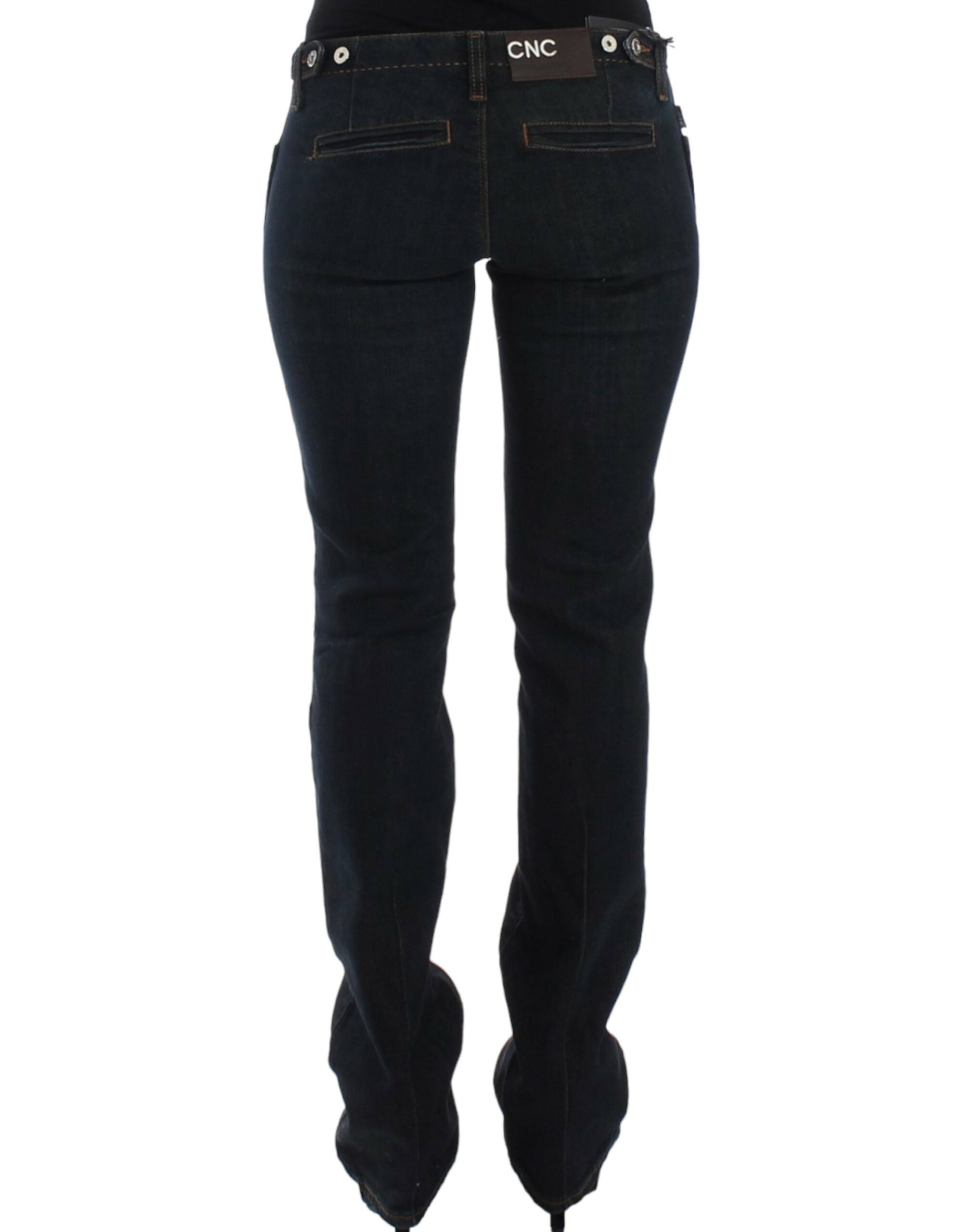 Costume National Blue Slim Fit Women's Jeans