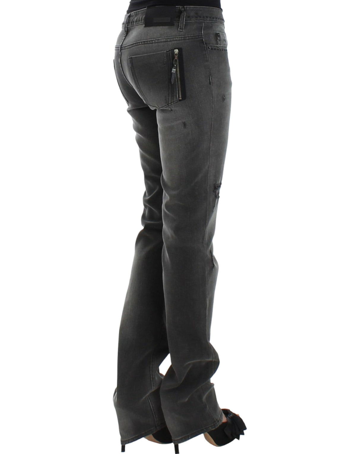 Costume National Gray straight leg Women's jeans