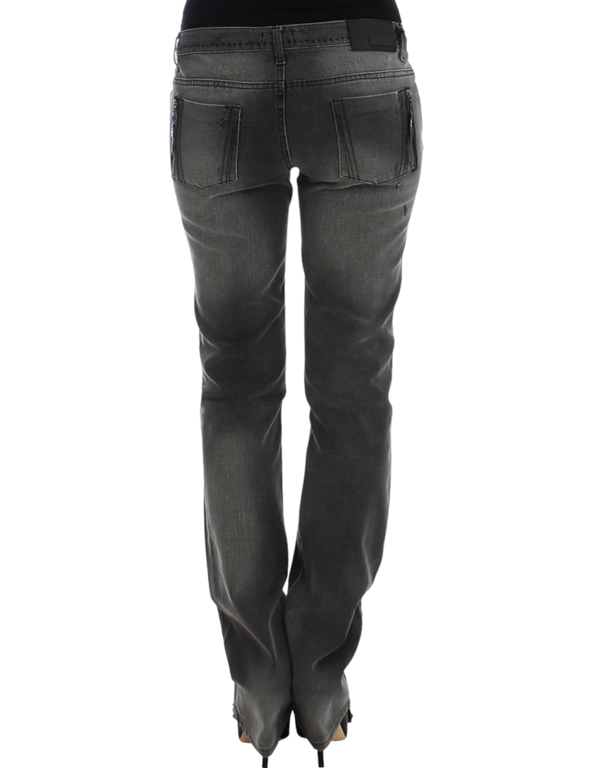 Costume National Gray straight leg Women's jeans