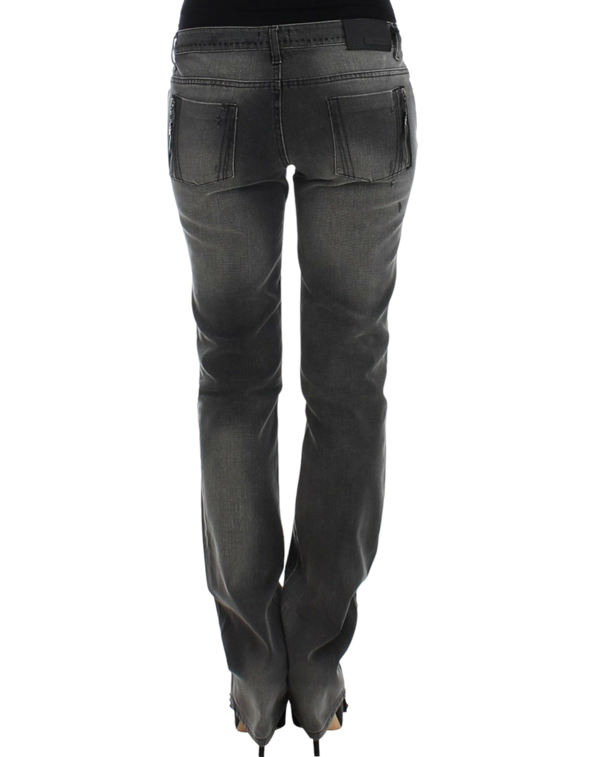 Costume National Gray straight leg Women's jeans