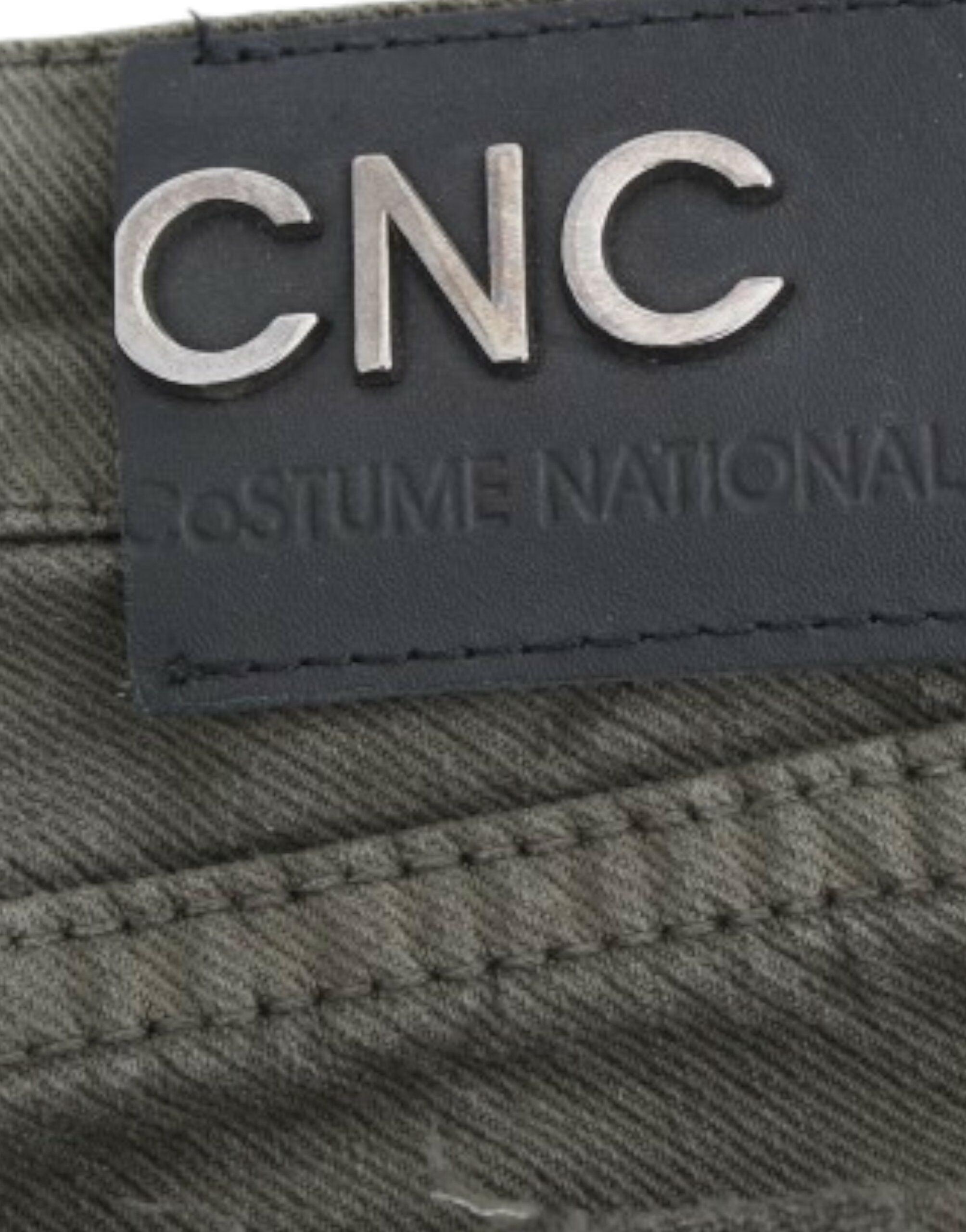 Costume National Green slim leg Women's jeans