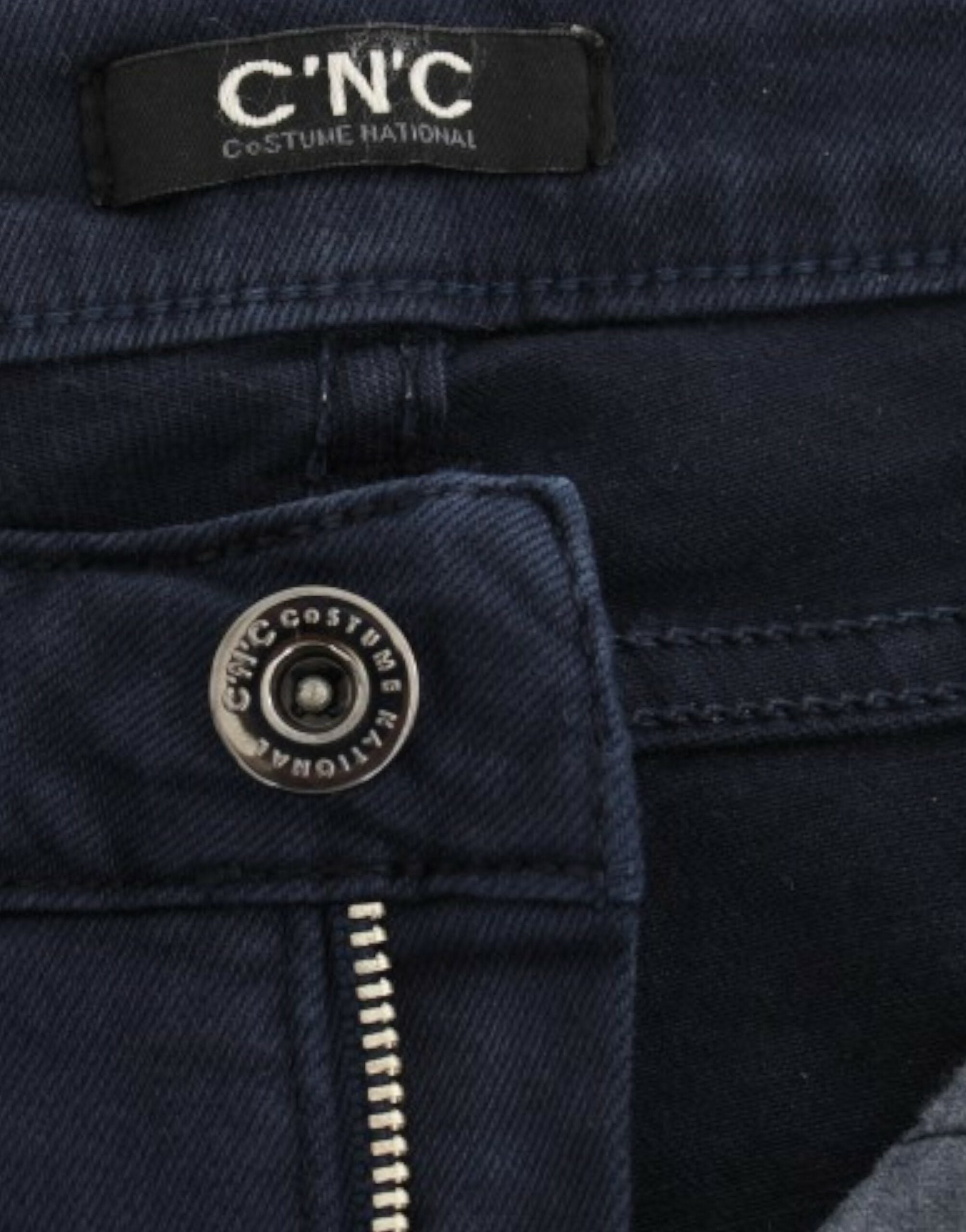 Costume National Blue straight leg Women's jeans