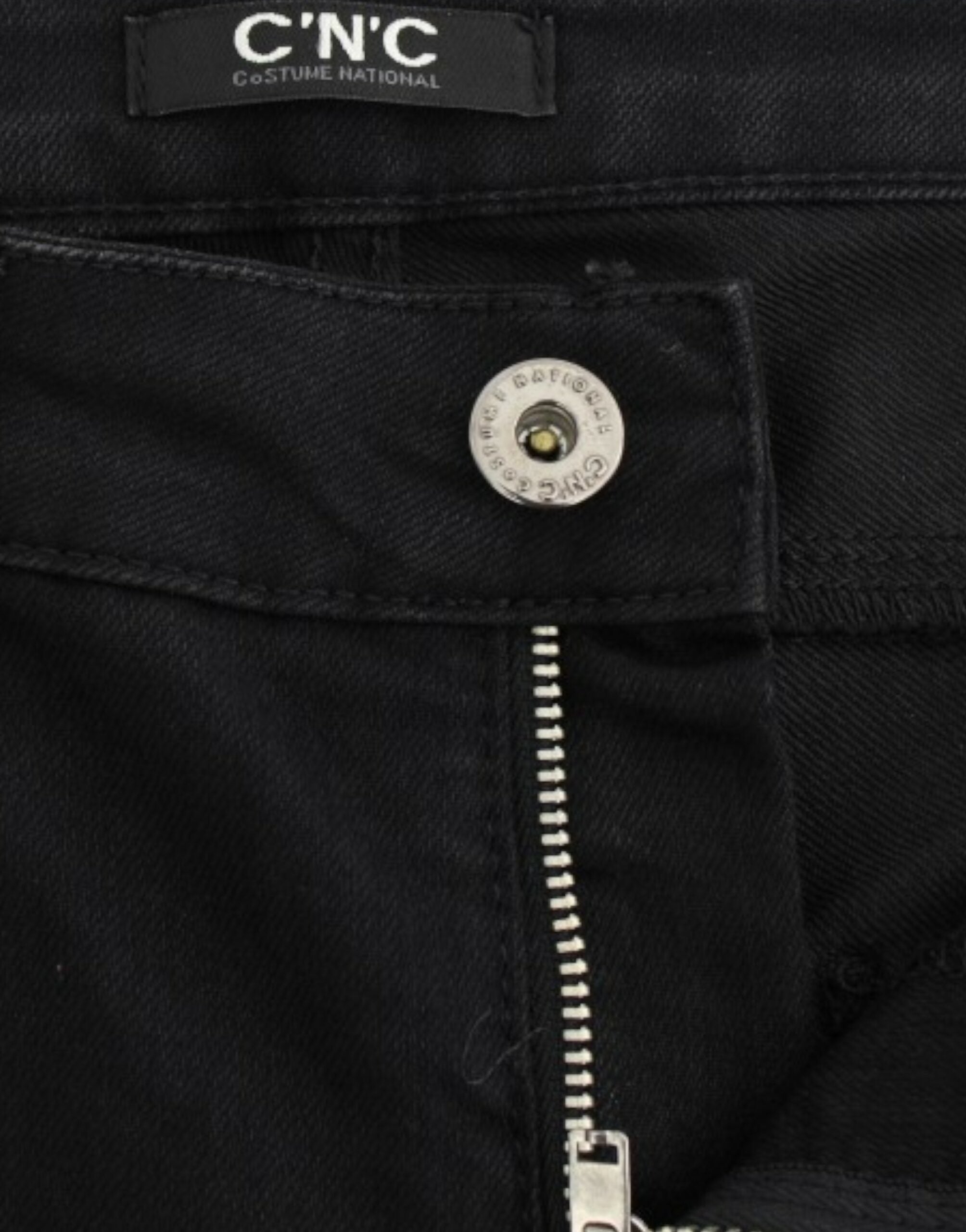Costume National Black straight leg Women's jeans