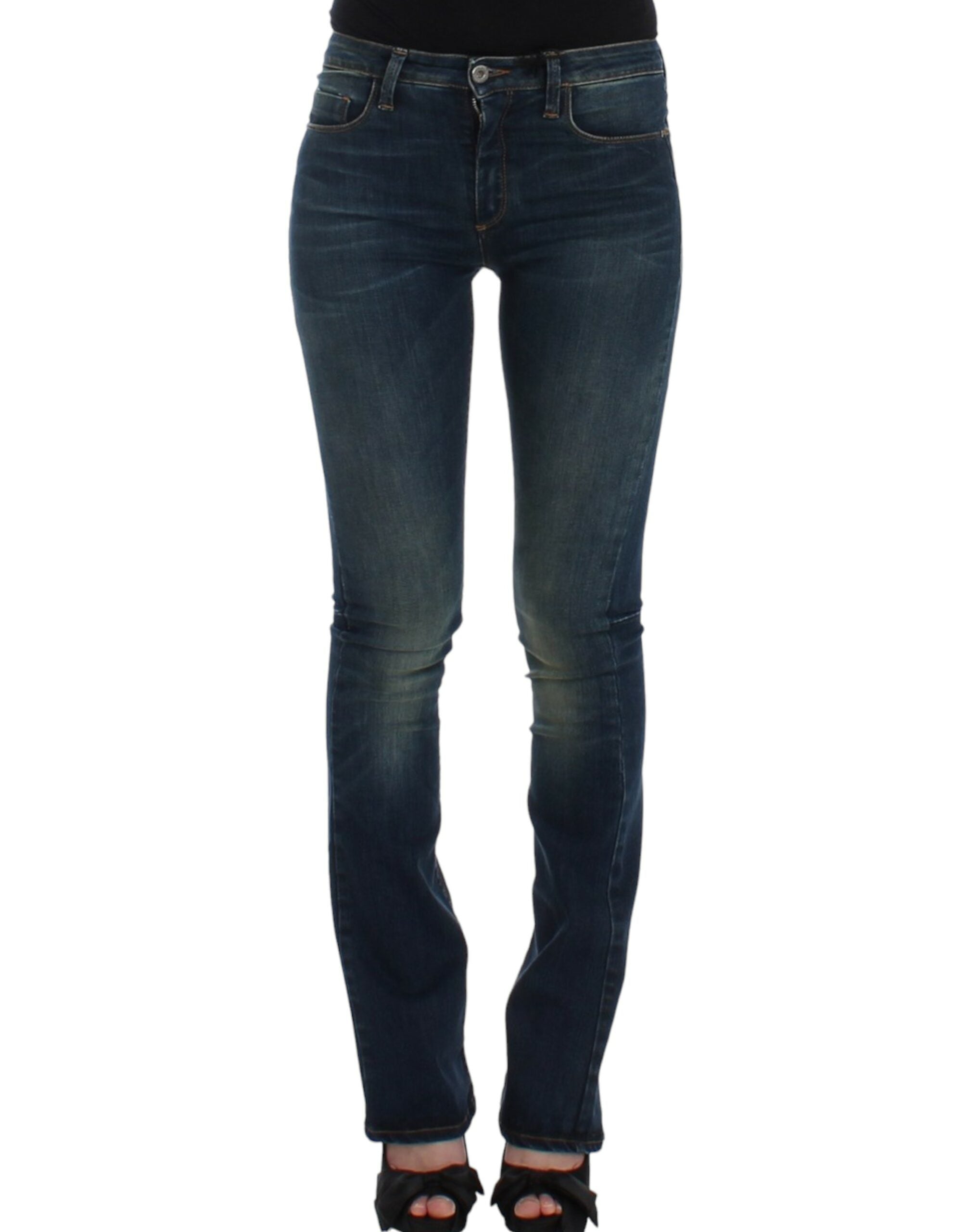 Costume National Blue straight leg Women's jeans