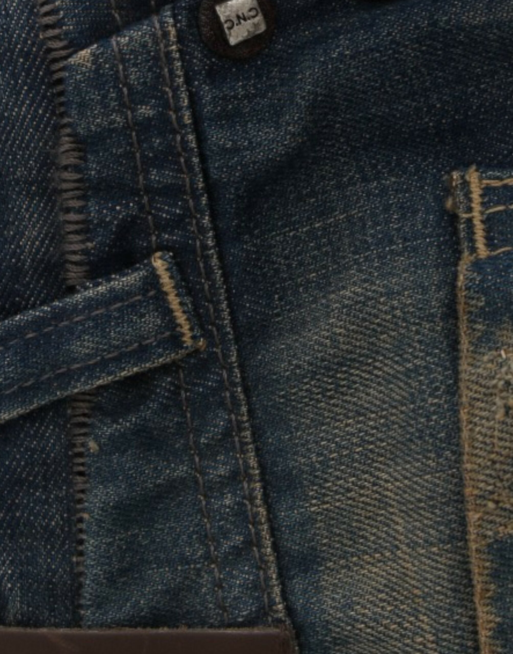 Costume National Blue straight leg Women's jeans