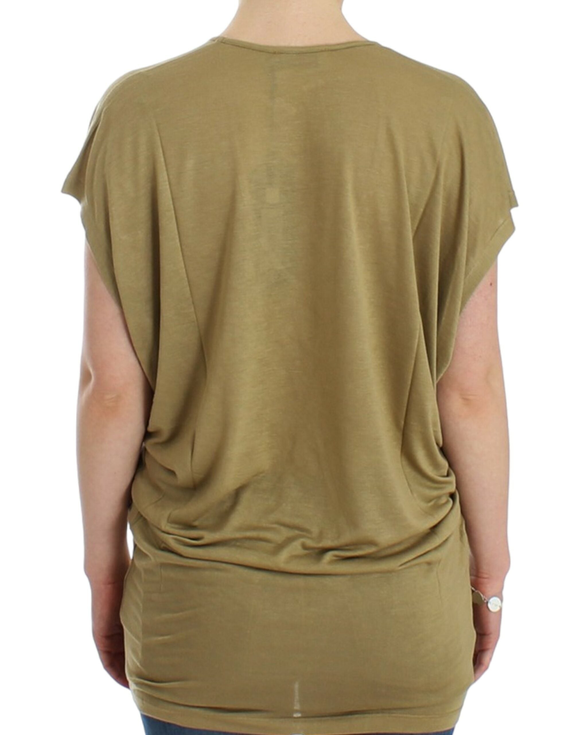 Costume National Green print shortsleeve Women's t-shirt