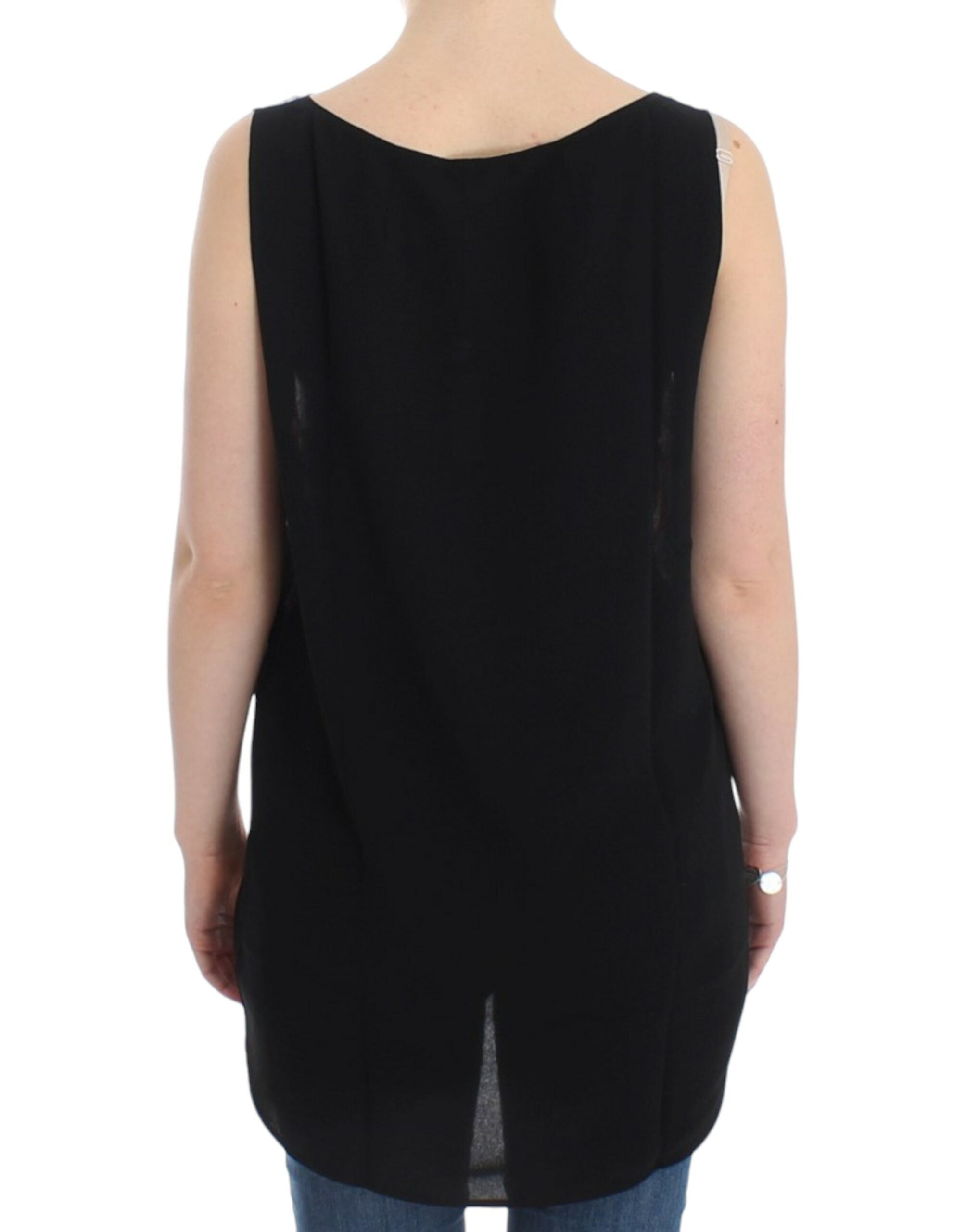 Costume National Chic Multicolor Sleeveless Women's Top