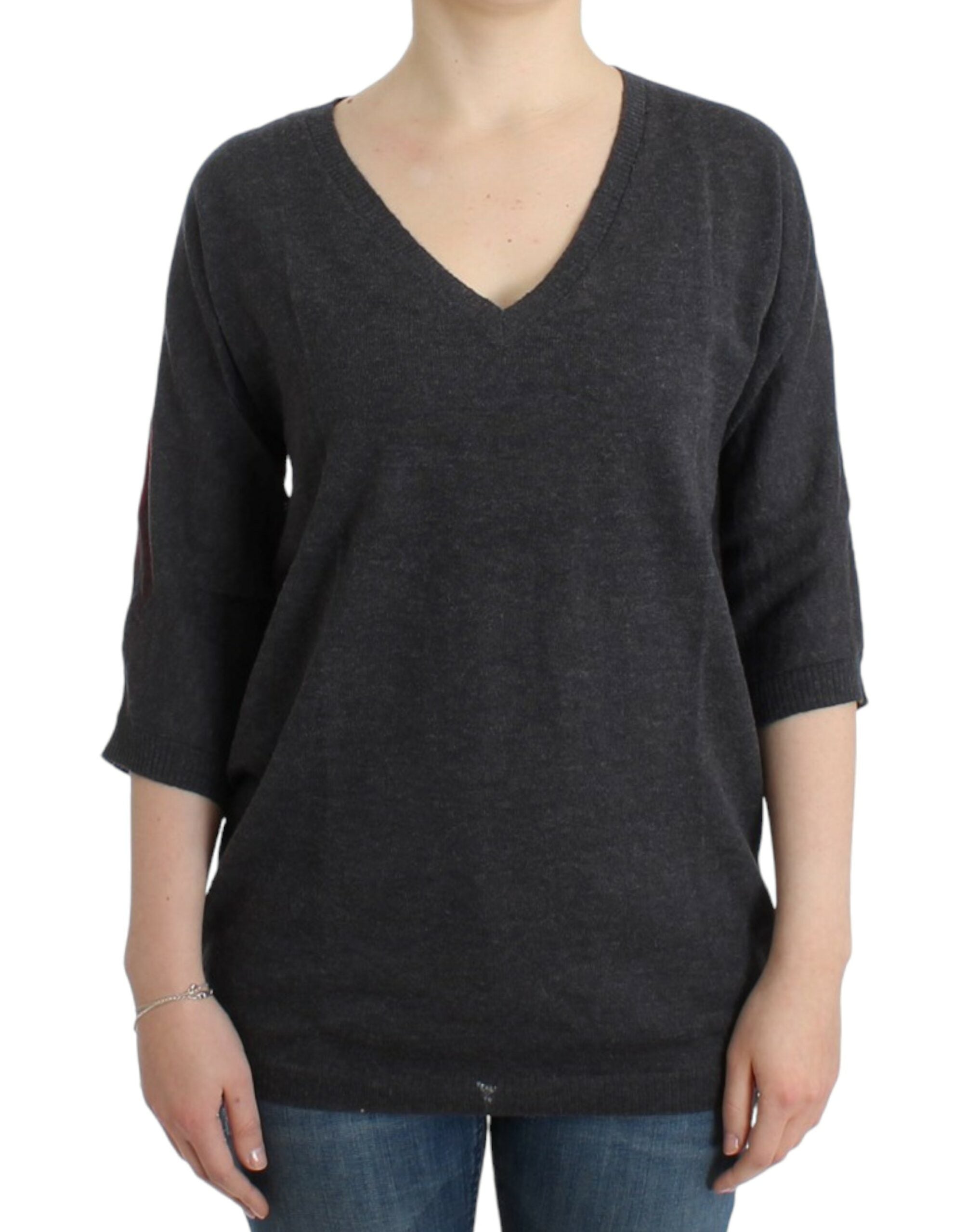 Costume National Gray short sleeved Women's sweater