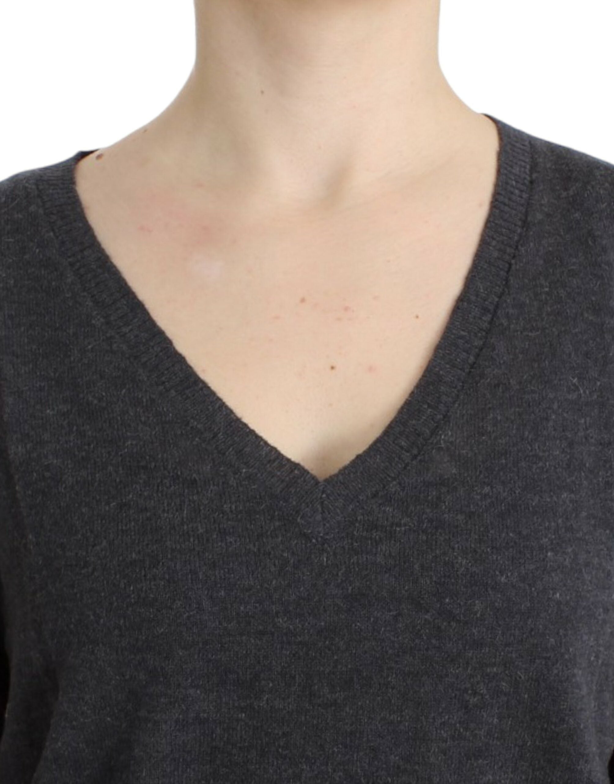 Costume National Gray short sleeved Women's sweater