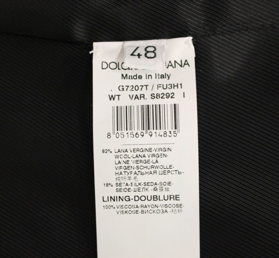 Dolce & Gabbana Elegant Gray Wool Blend Dress Men's Vest