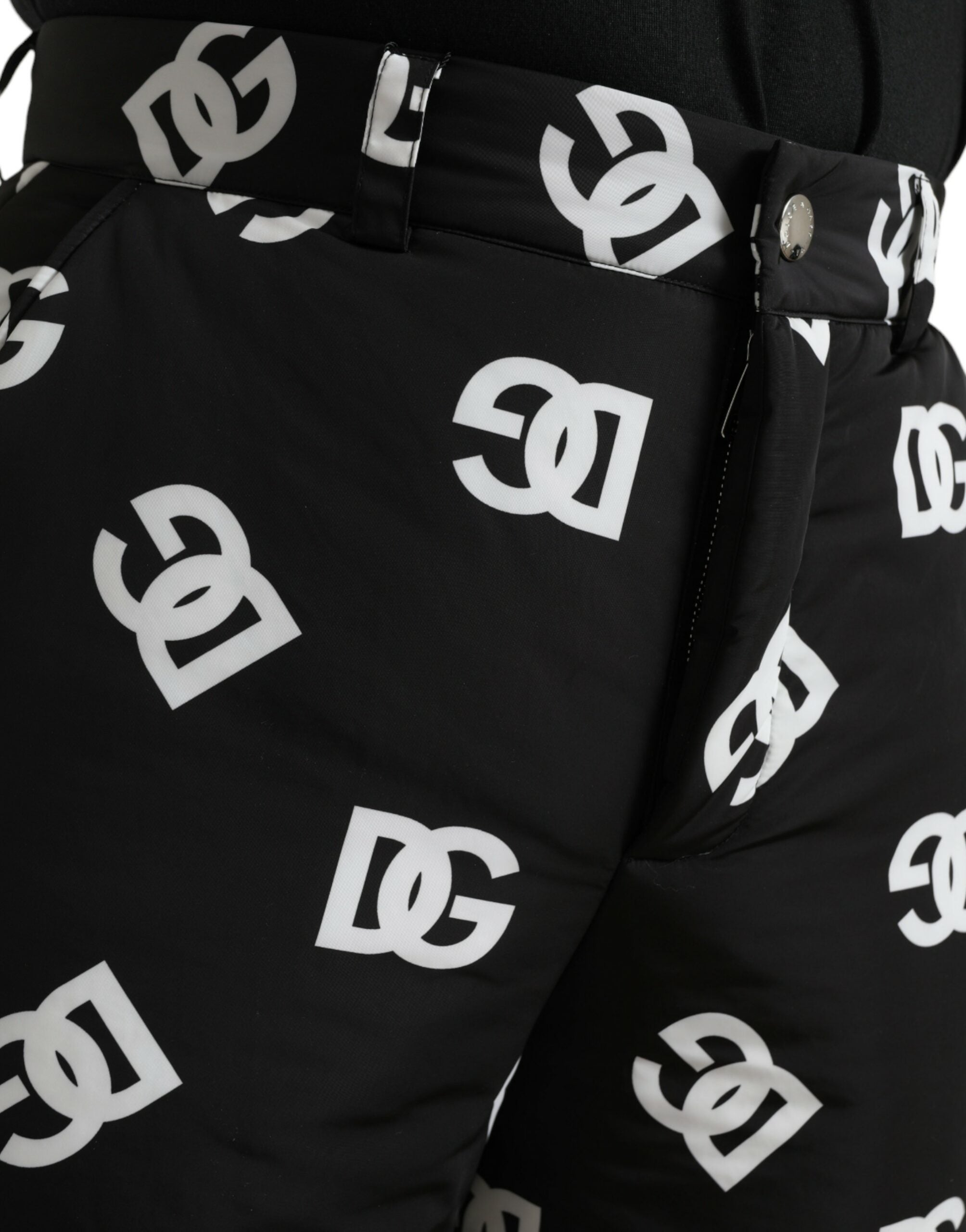 Dolce & Gabbana Elegant Wide Leg Signature Print Men's Pants