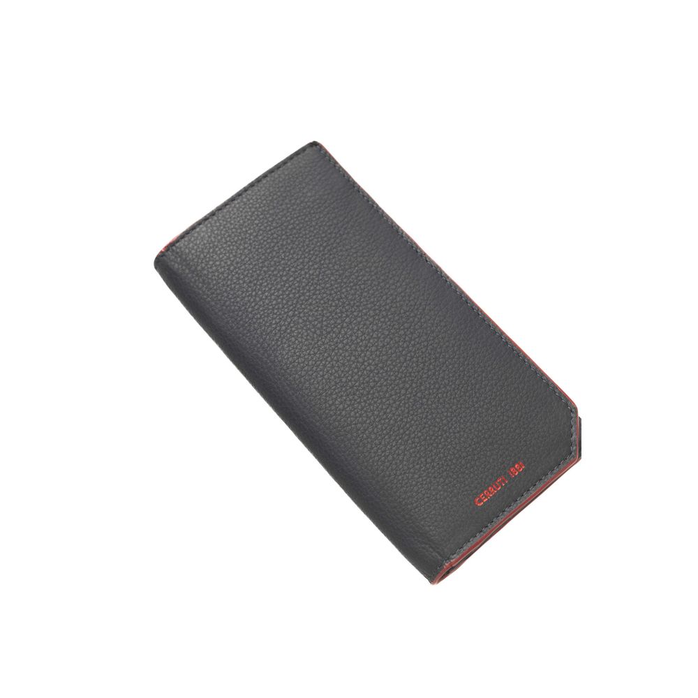 Cerruti 1881 Blue Calfskin Men Men's Wallet