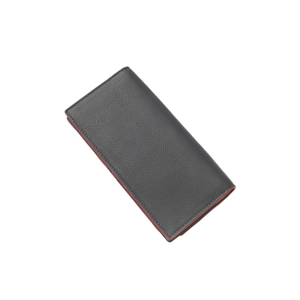 Cerruti 1881 Blue Calfskin Men Men's Wallet