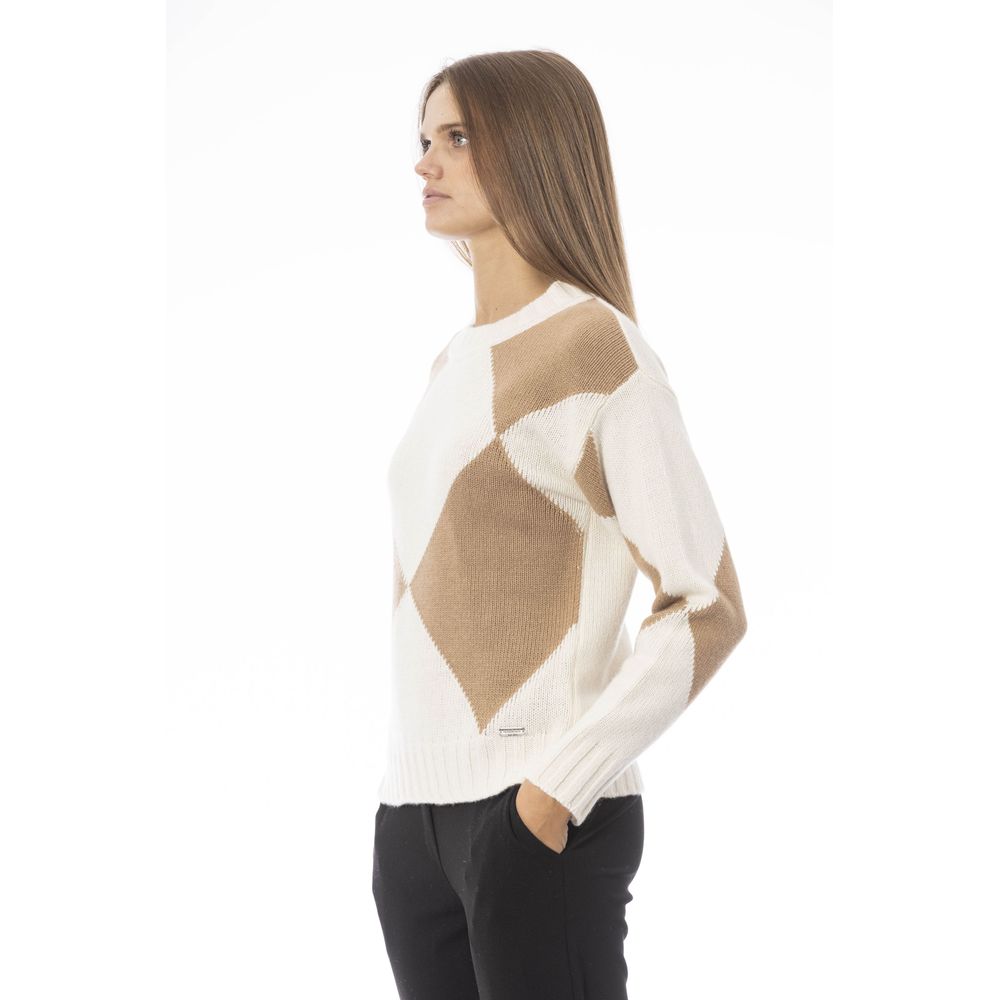 Baldinini Trend Beige Wool Women Women's Sweater