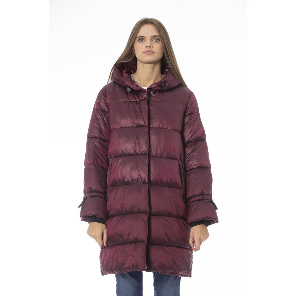 Baldinini Trend Burgundy Nylon Women Women's Coat