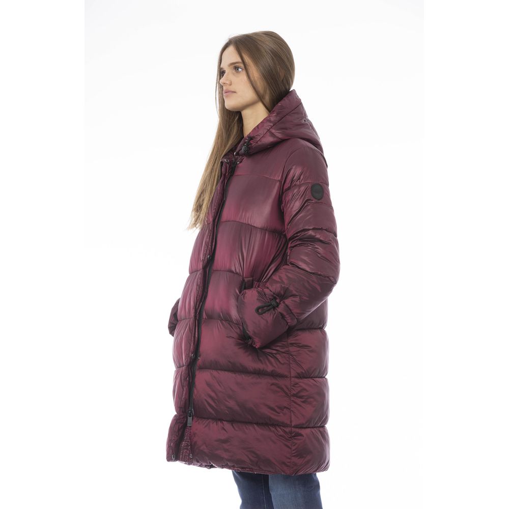 Baldinini Trend Burgundy Nylon Women Women's Coat