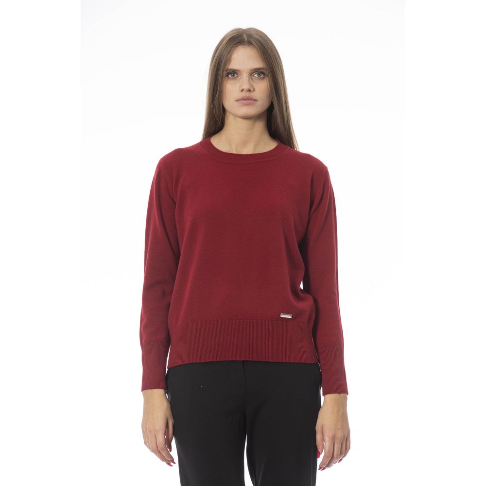 Baldinini Trend Red Wool Women Women's Sweater