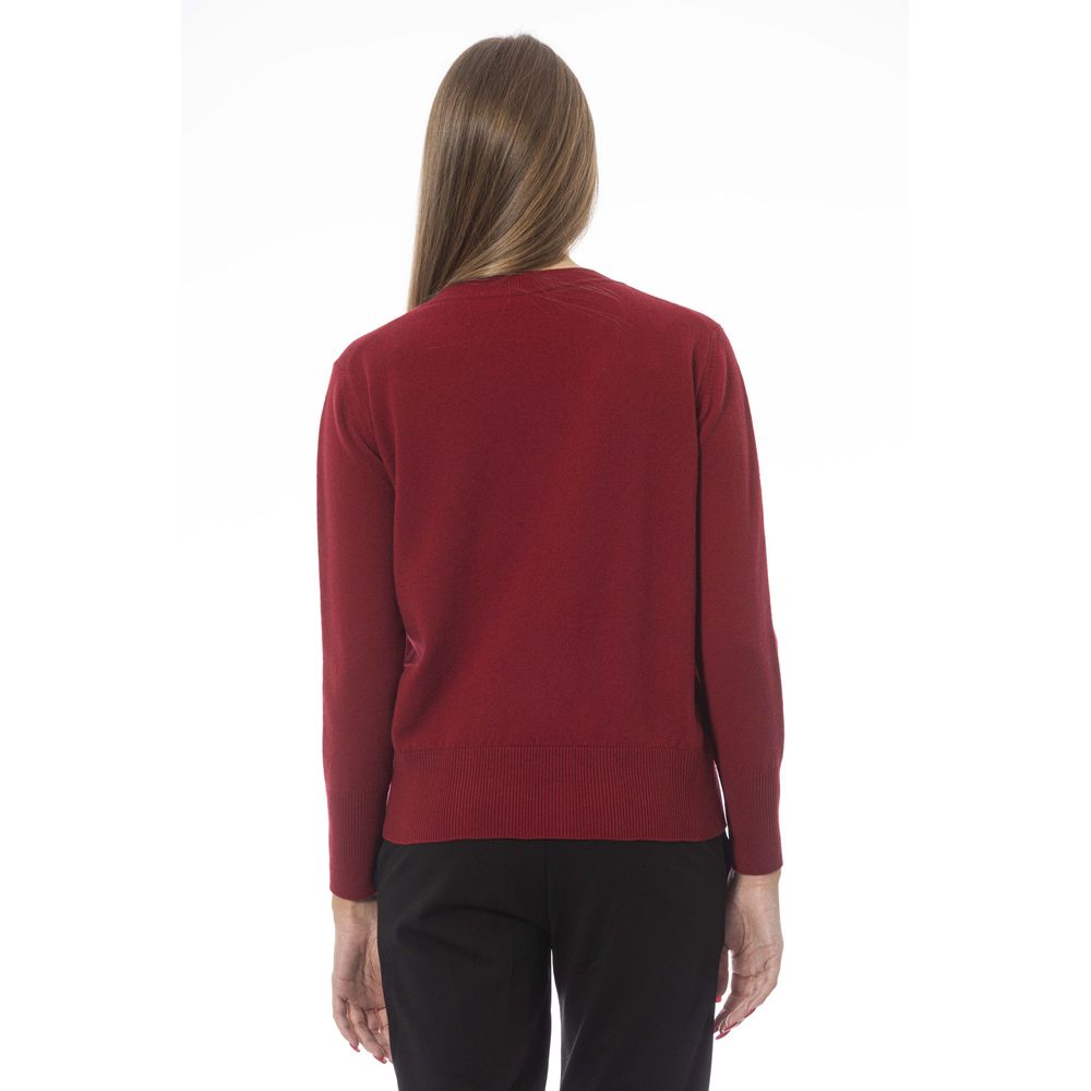 Baldinini Trend Red Wool Women Women's Sweater