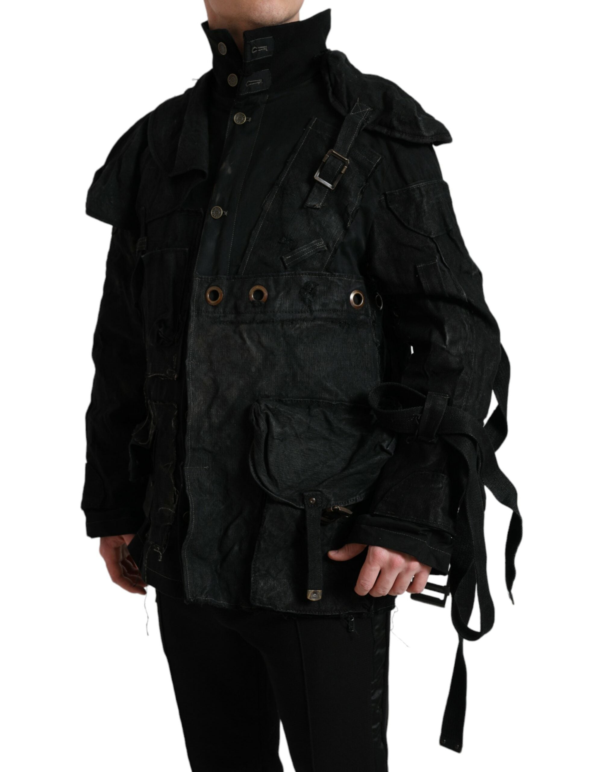 Dolce & Gabbana Stunning Patchwork Denim Men's Jacket