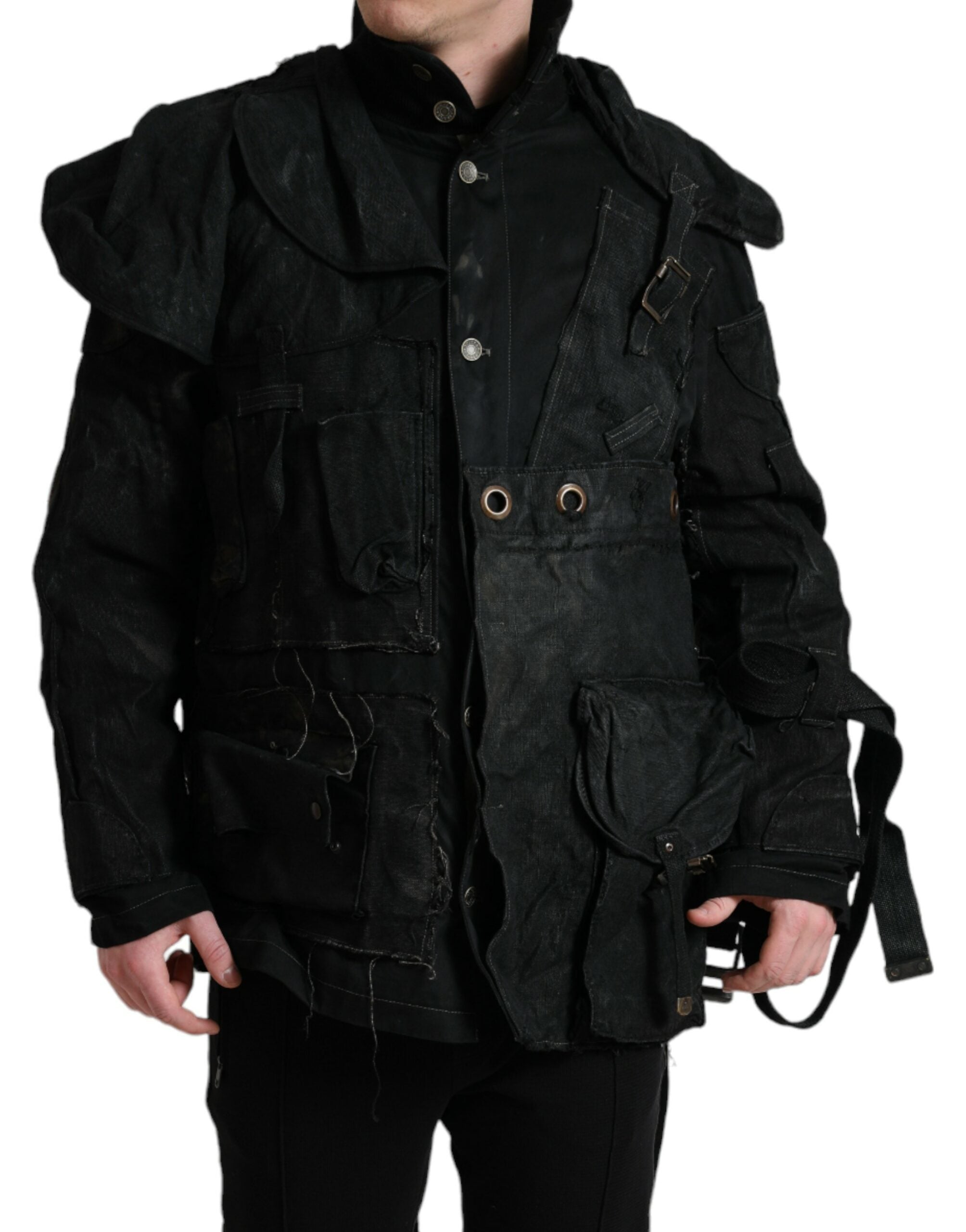 Dolce & Gabbana Stunning Patchwork Denim Men's Jacket