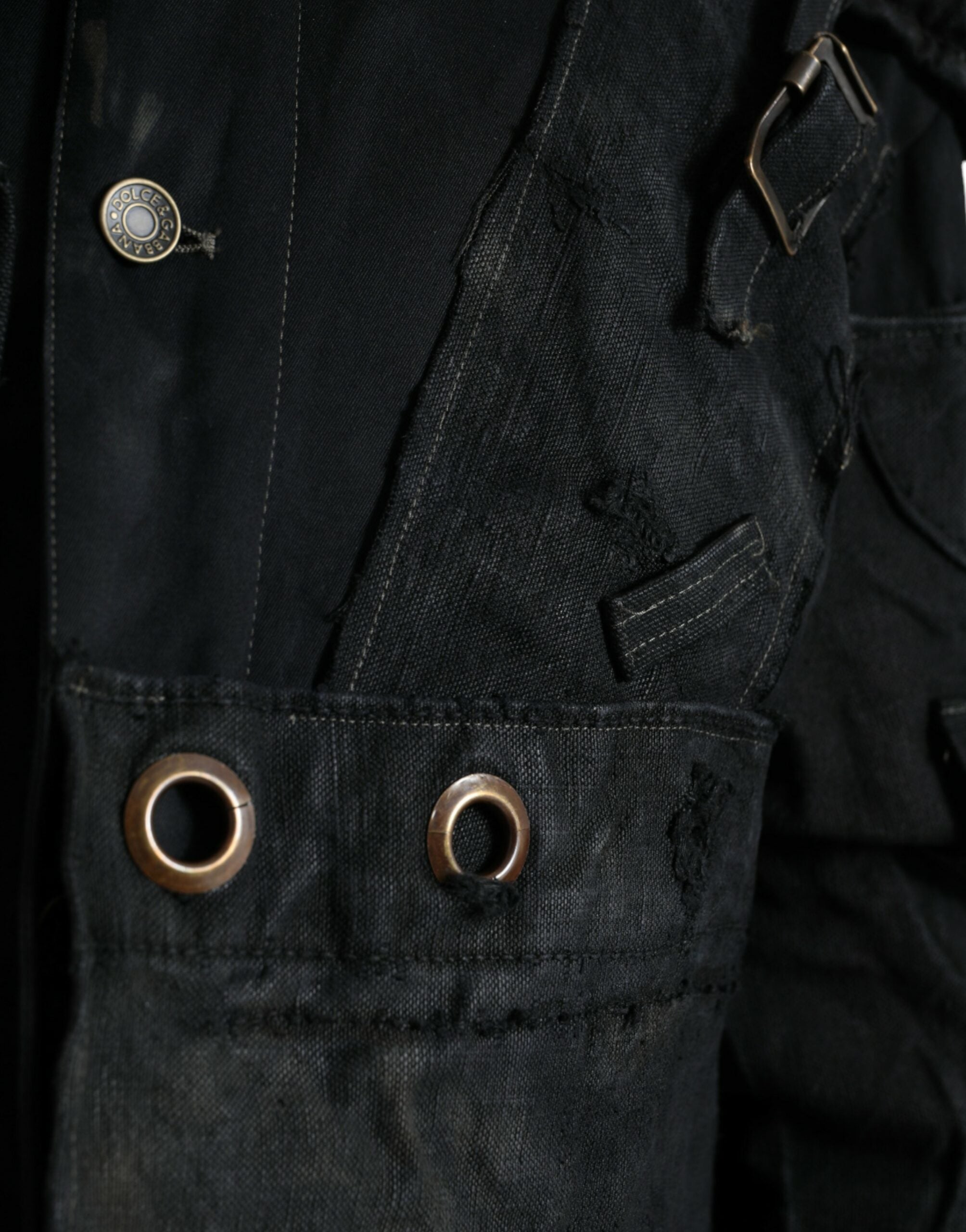 Dolce & Gabbana Stunning Patchwork Denim Men's Jacket