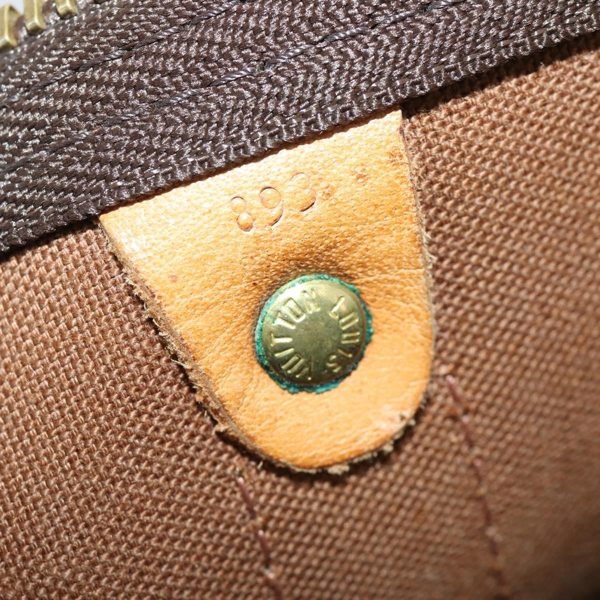 Louis Vuitton Keepall Monogram Canvas Brown Canvas Travel Bag Bag (Pre-Owned)