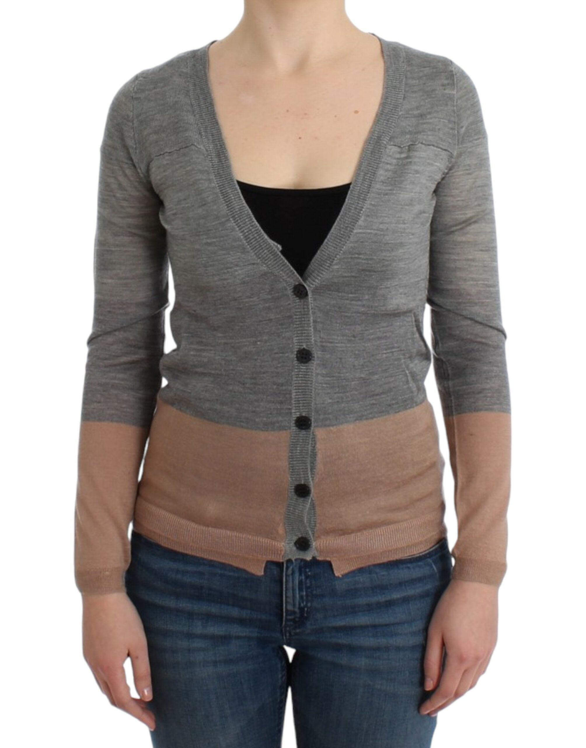 Costume National Gray lightweight Women's cardigan
